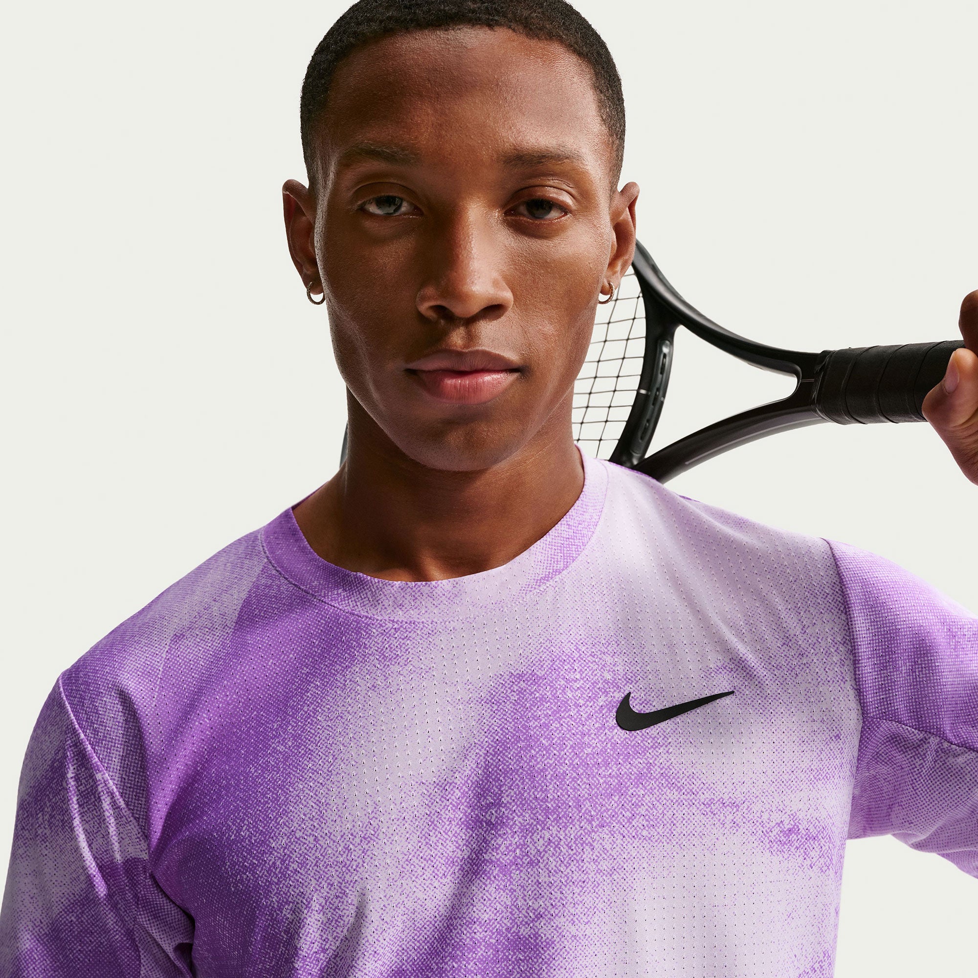 NikeCourt Slam Roland Garros Men's Dri-FIT ADV Tennis Shirt - Purple (3)
