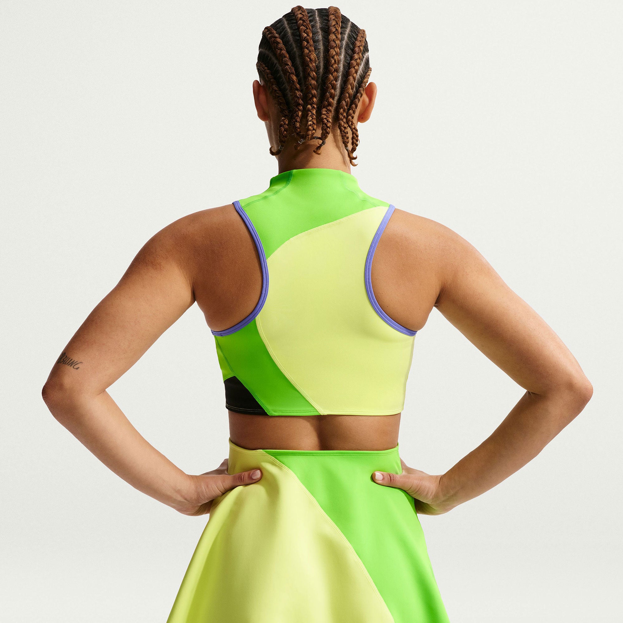 NikeCourt Slam Women's Dri-FIT Tennis Dress - Yellow (4)