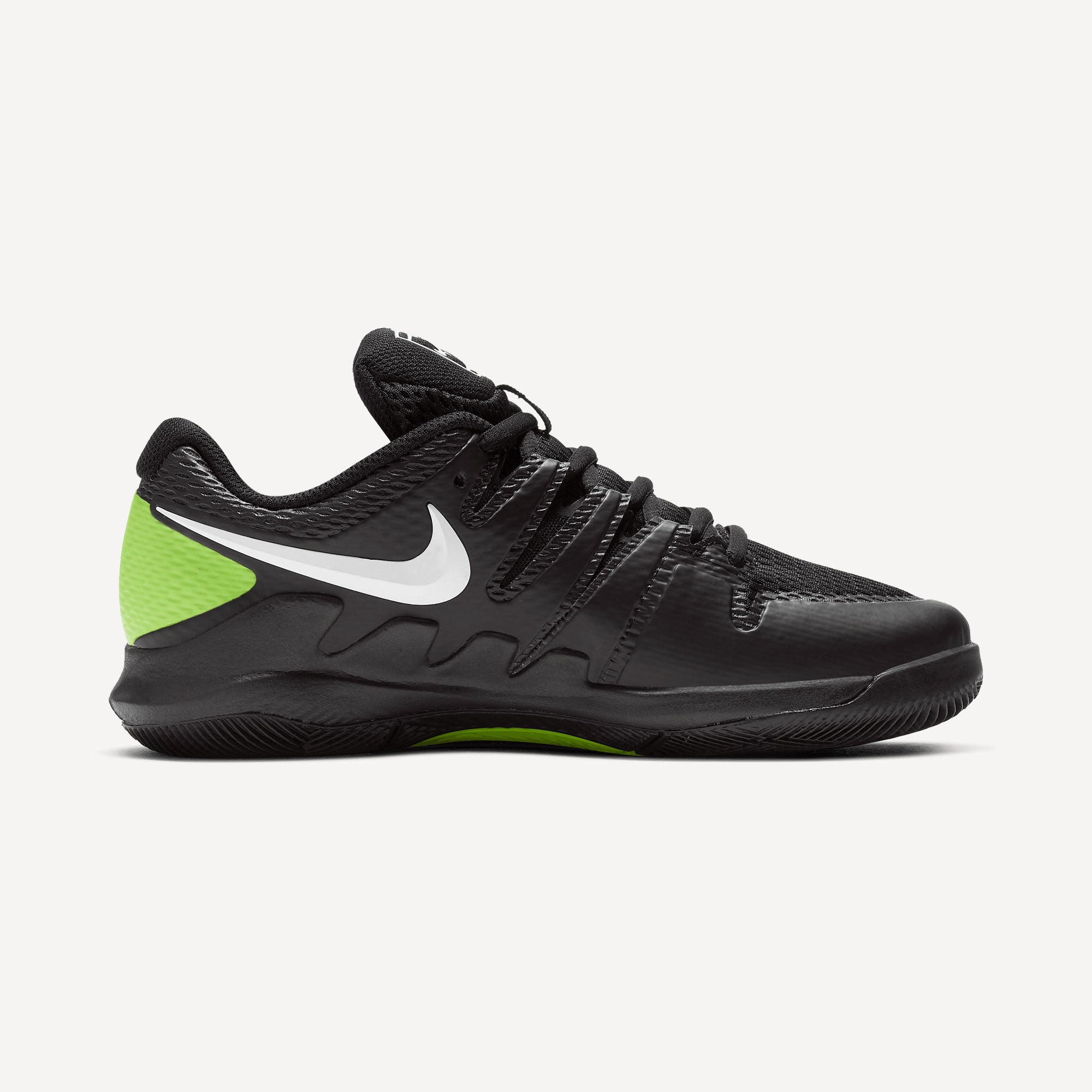NikeCourt Vapor X Kids' Tennis Shoes - Black (3)