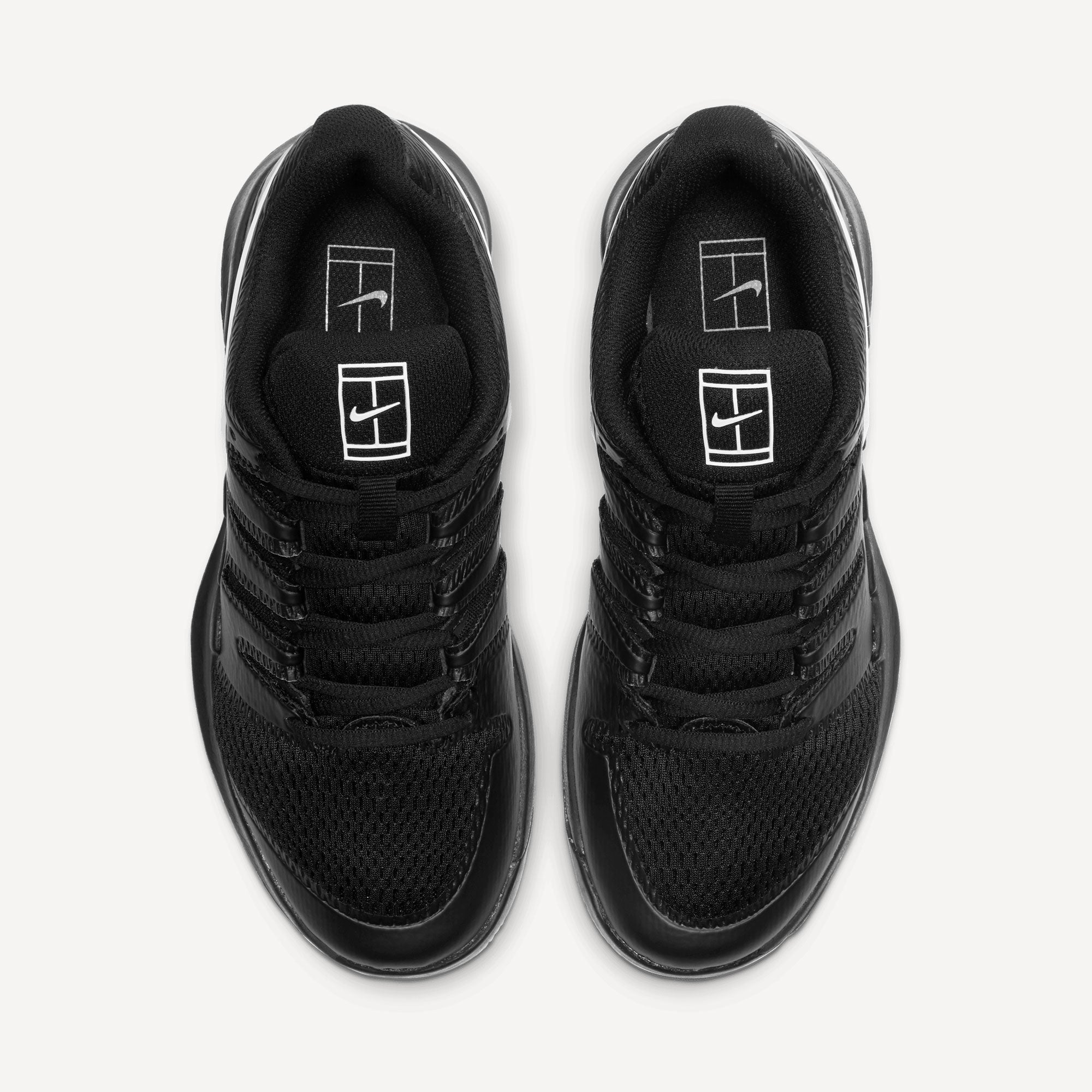 NikeCourt Vapor X Kids' Tennis Shoes - Black (6)