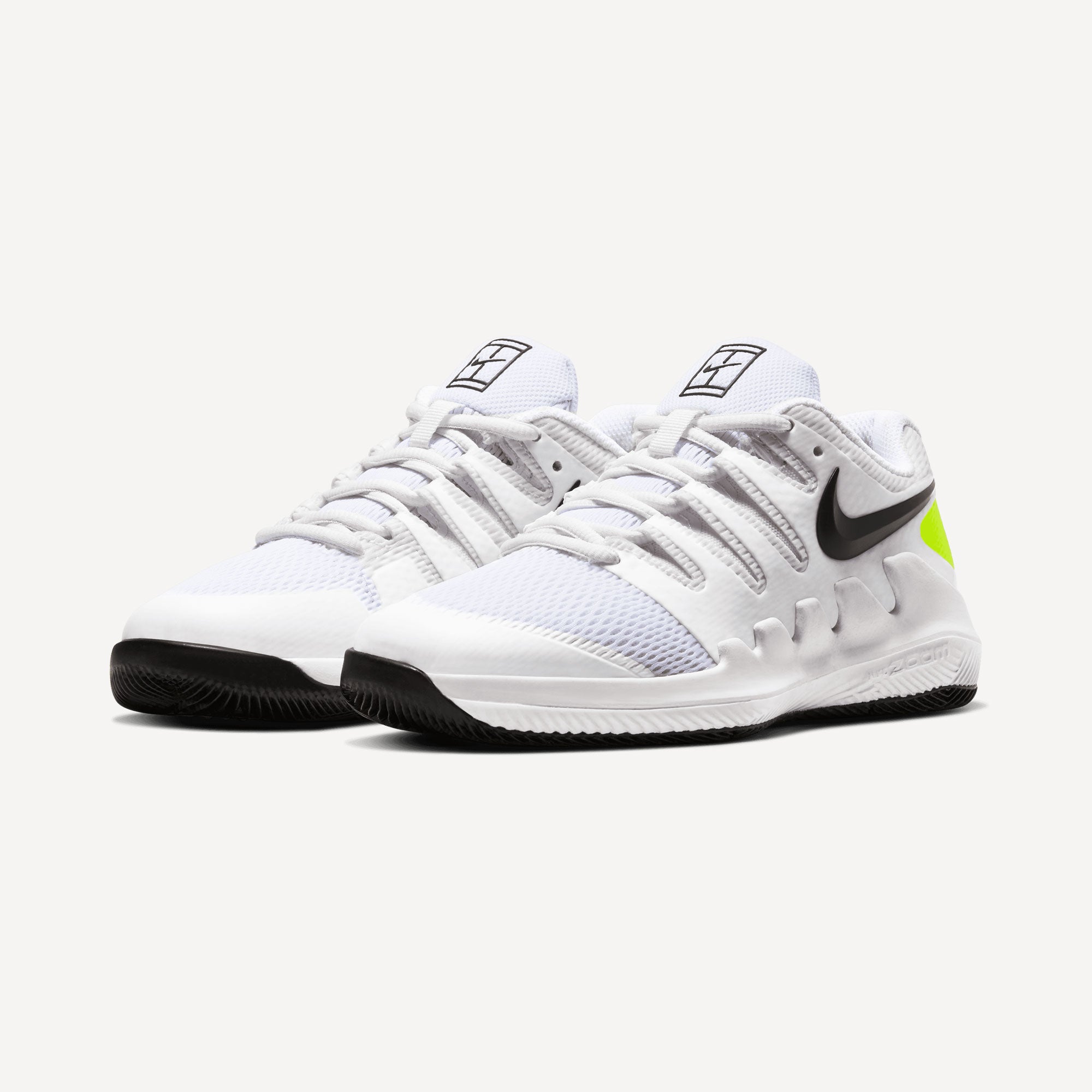 NikeCourt Vapor X Kids' Tennis Shoes - White (4)