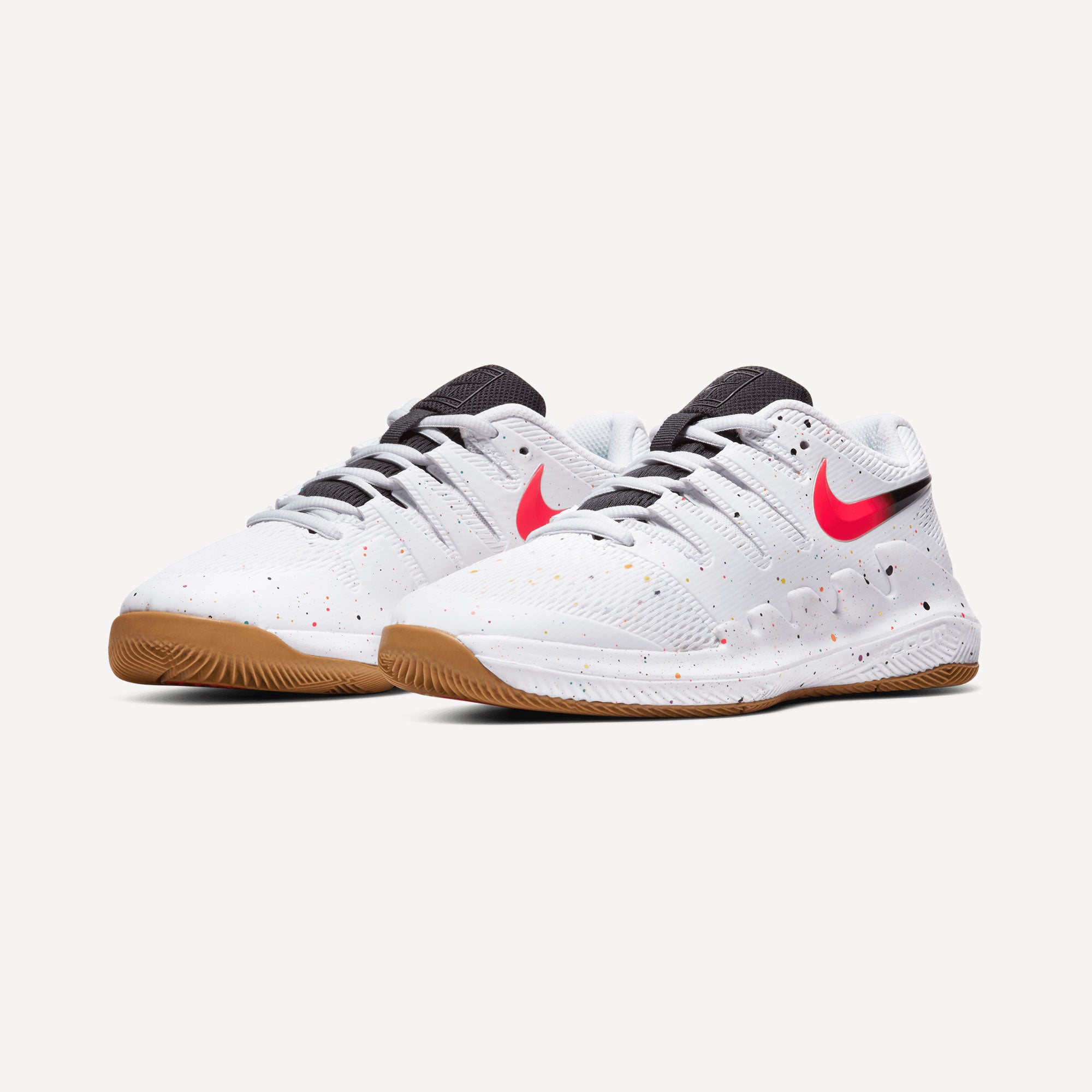 NikeCourt Vapor X Kids' Tennis Shoes - White (4)
