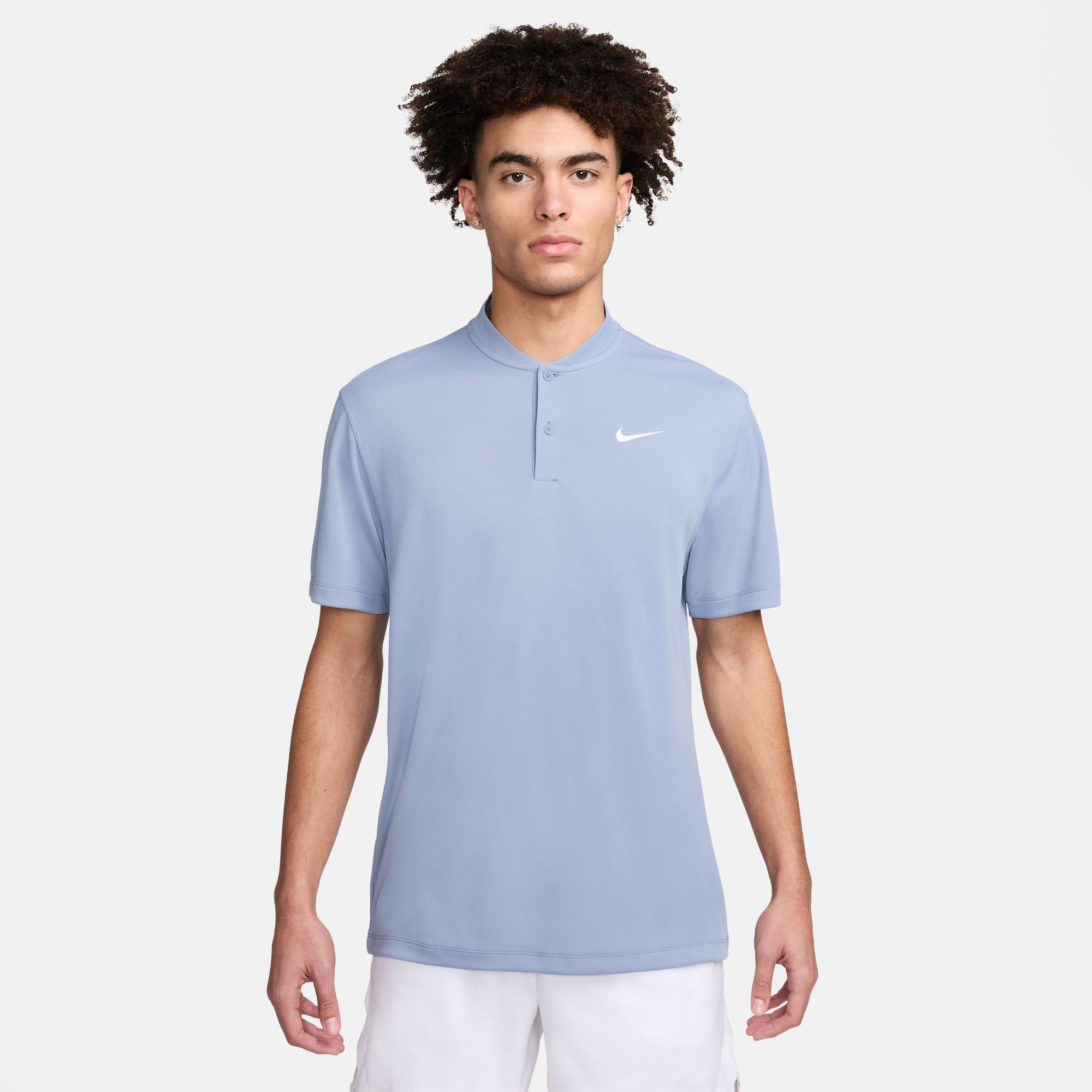 NikeCourt Victory Men's Dri-FIT Blade Tennis Polo - Blue (1)