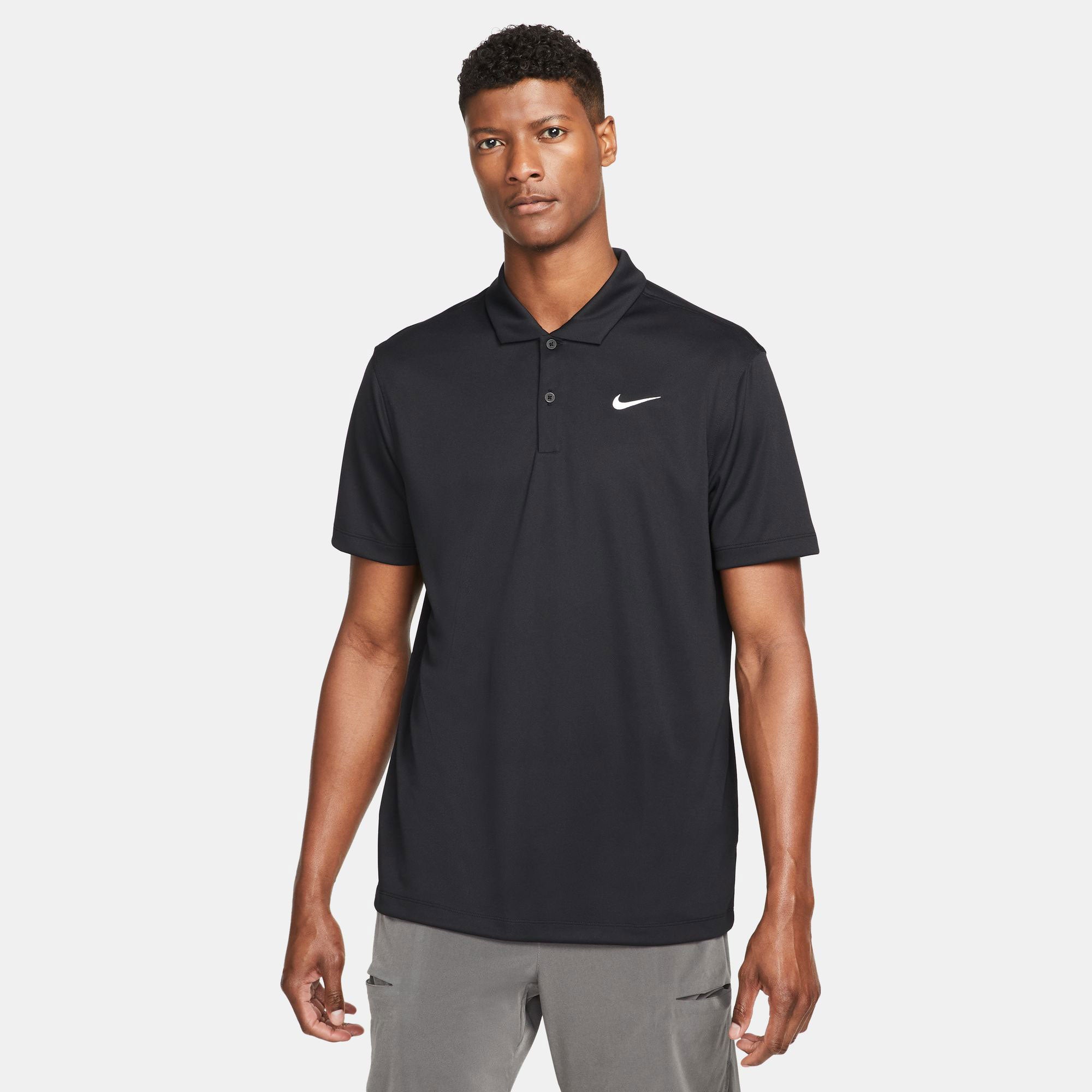 NikeCourt Victory Dri-FIT Tennispolo voor Heren Zwart Tennis Only