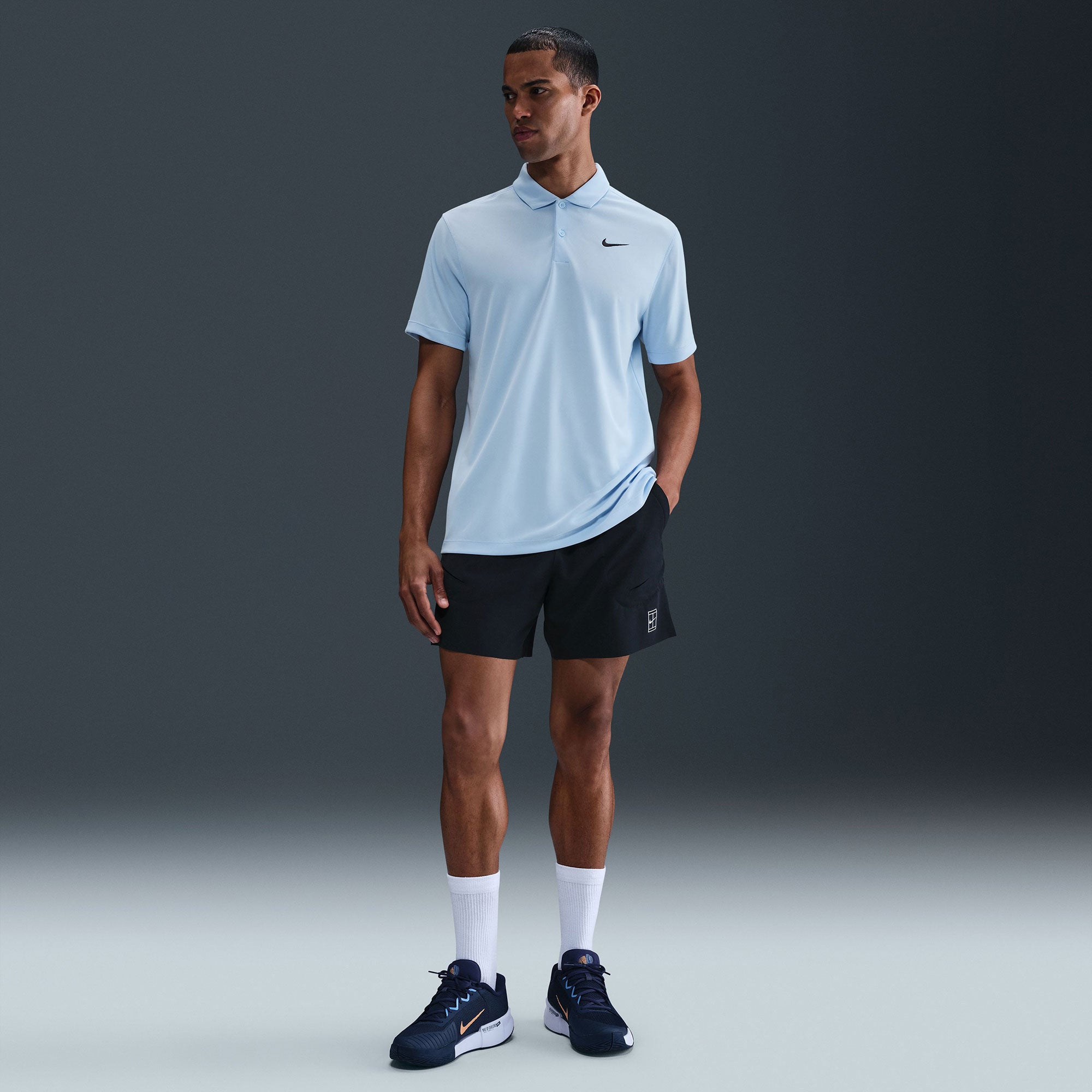NikeCourt Victory Men's Dri-FIT Tennis Polo - Blue (4)