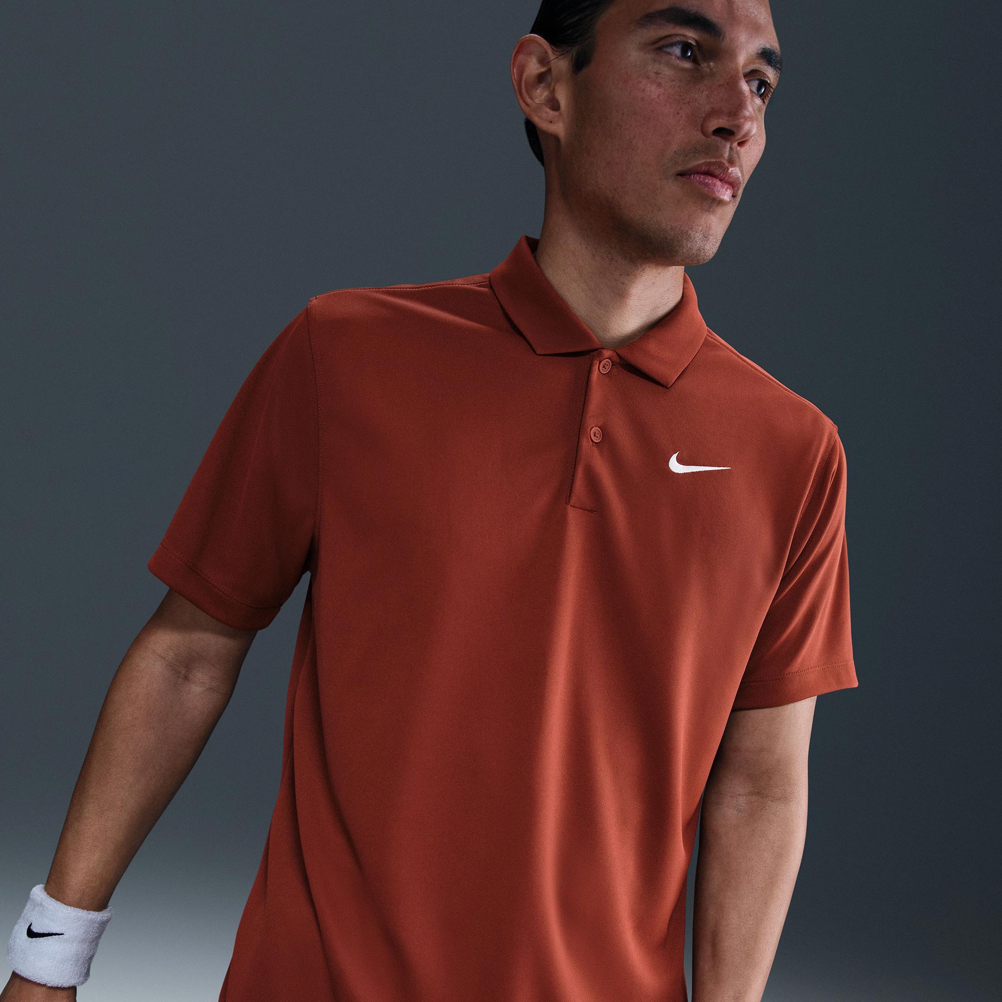 NikeCourt Victory Men's Dri-FIT Tennis Polo Red Tennis Only