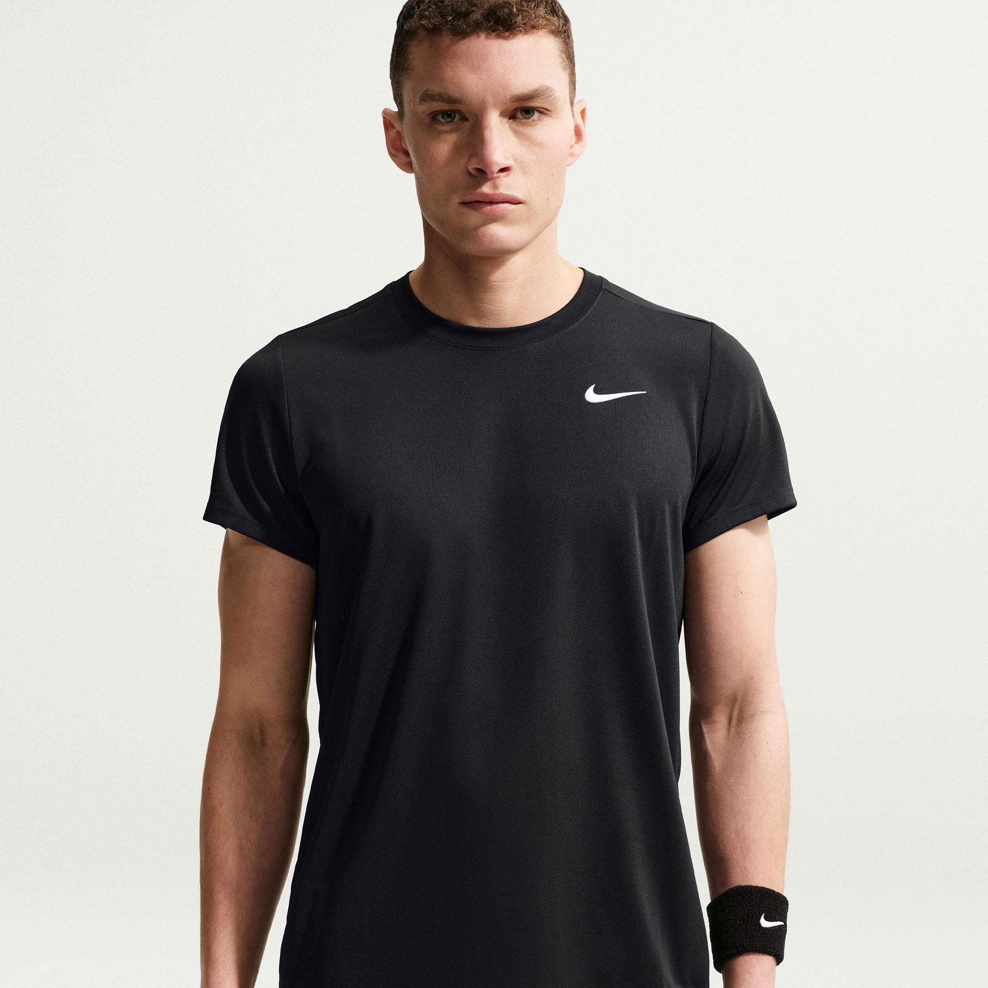 NikeCourt Victory Men's Dri-FIT Tennis Shirt - Black (1)