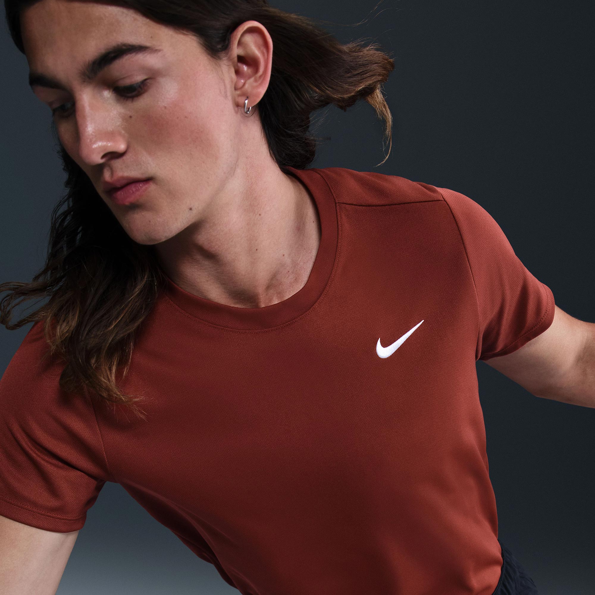 NikeCourt Victory Men's Dri-FIT Tennis Shirt - Red (3)