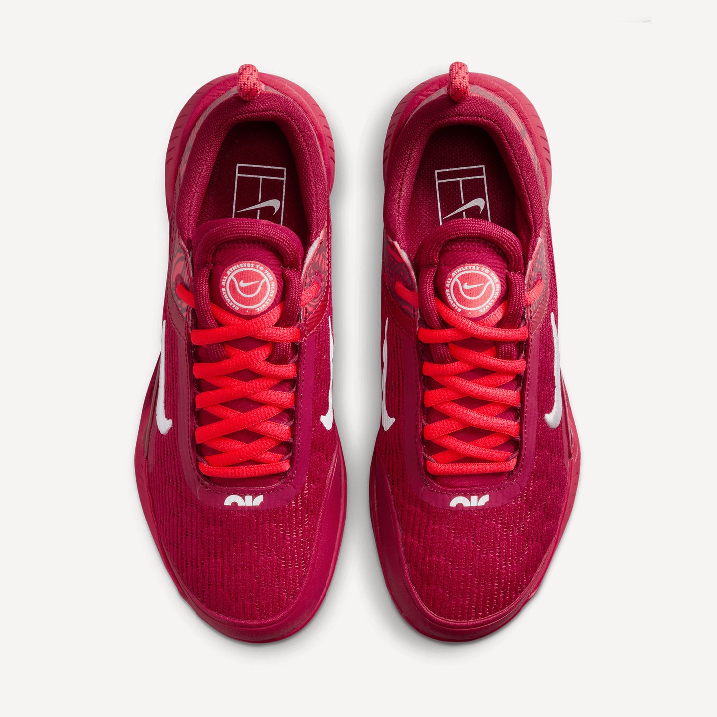 NikeCourt Zoom Court NXT Women's Clay Court Tennis Shoes Red (6)