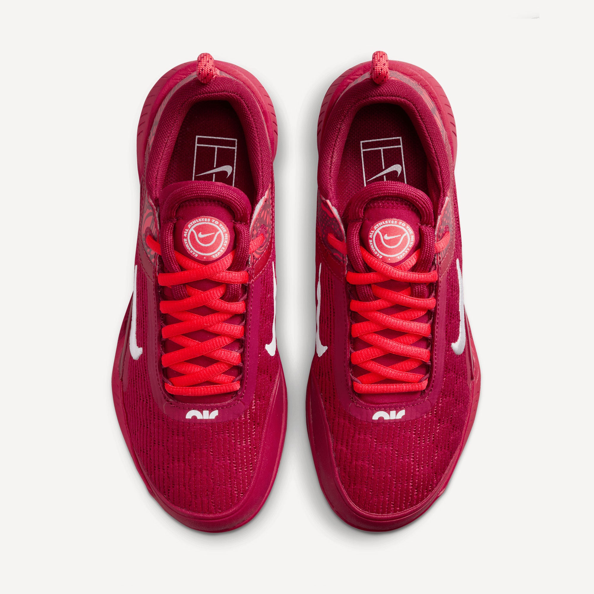 NikeCourt Zoom Court NXT Women's Clay Court Tennis Shoes Red (6)