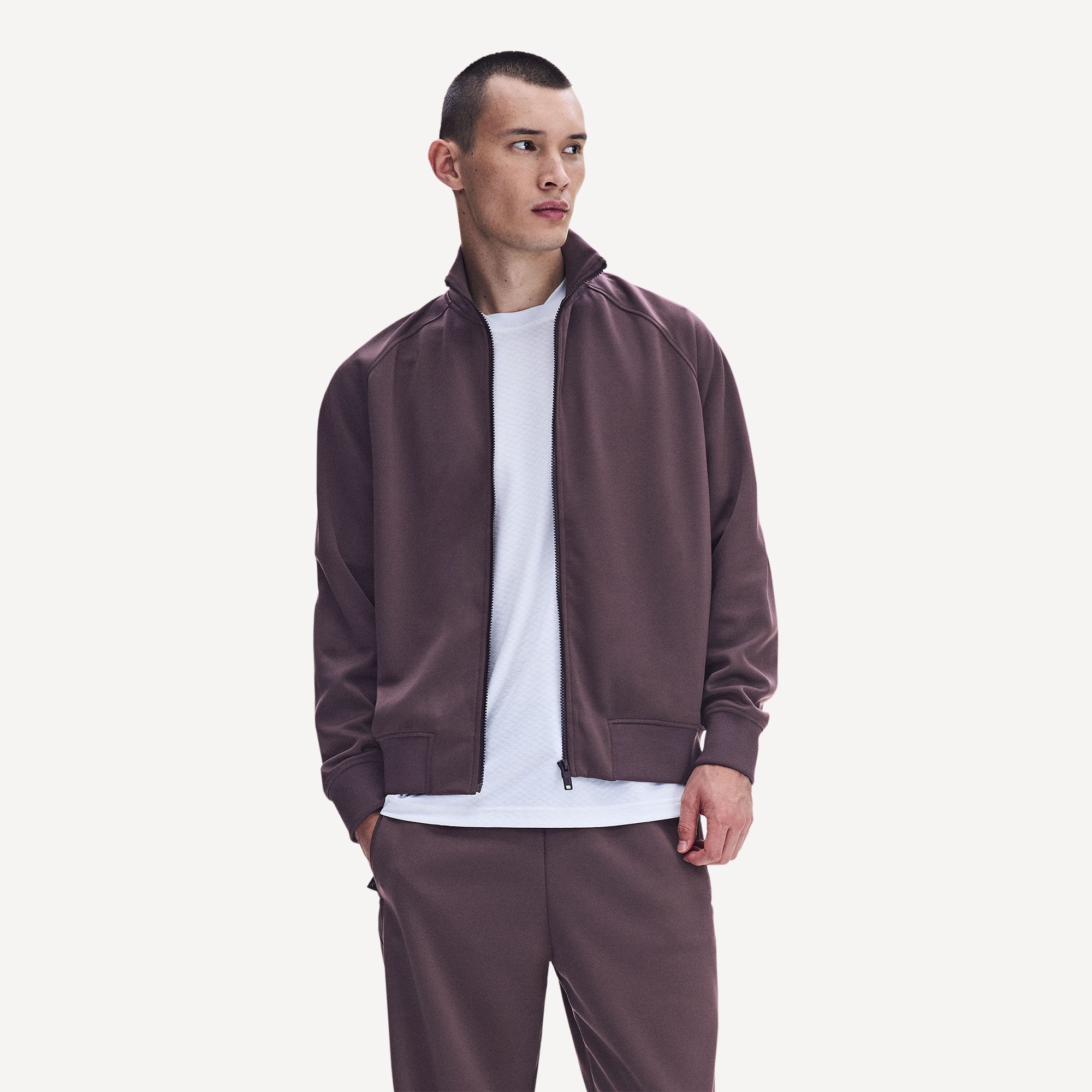 On Courtside Men's Full-Zip Tennis Jacket - Purple (1)
