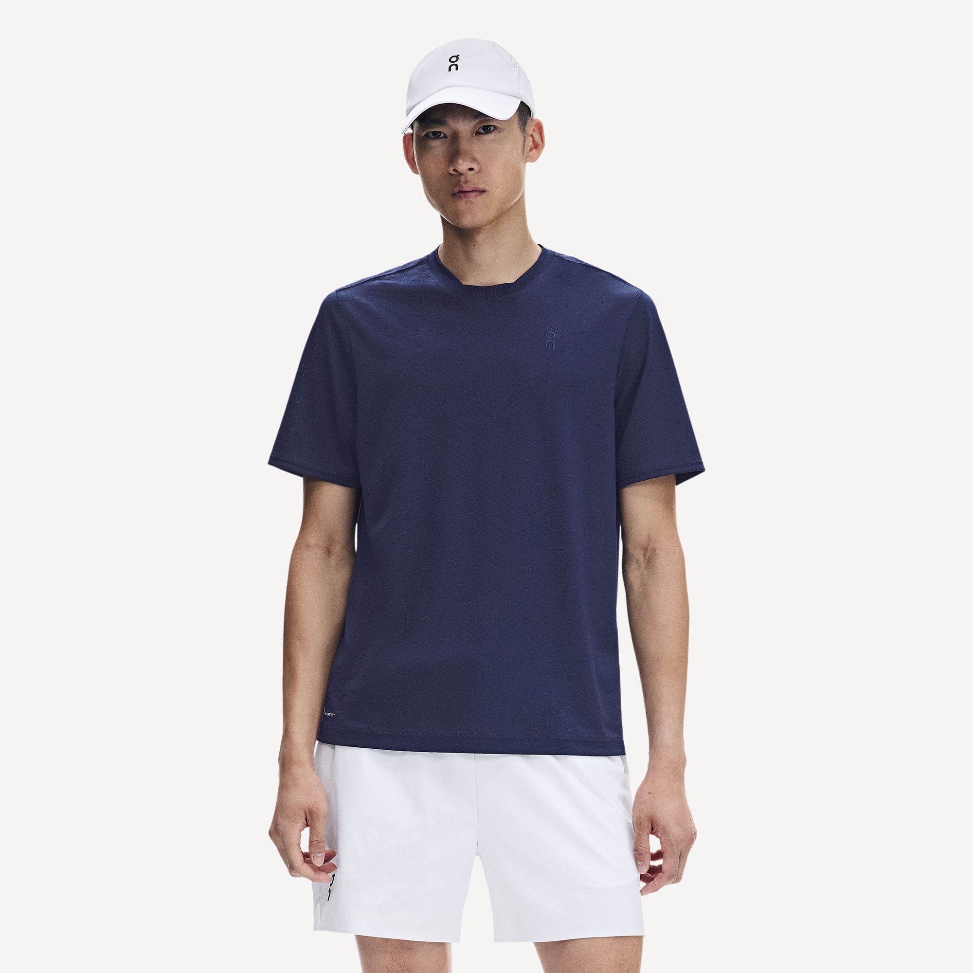 On Court Men's Edit Tennis Shirt - Dark Blue (1)