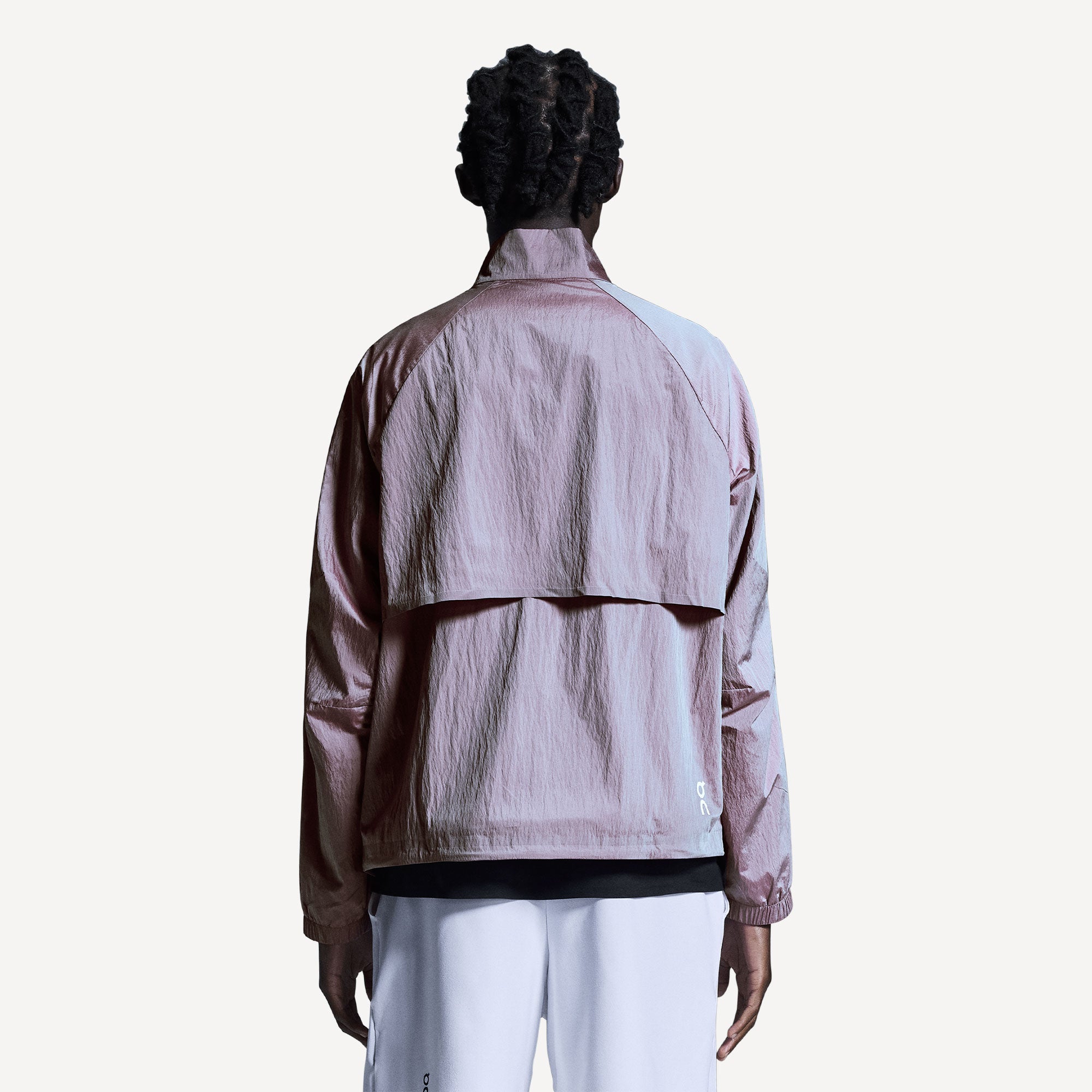 On Court Men's Tennis Jacket - Pink (2)