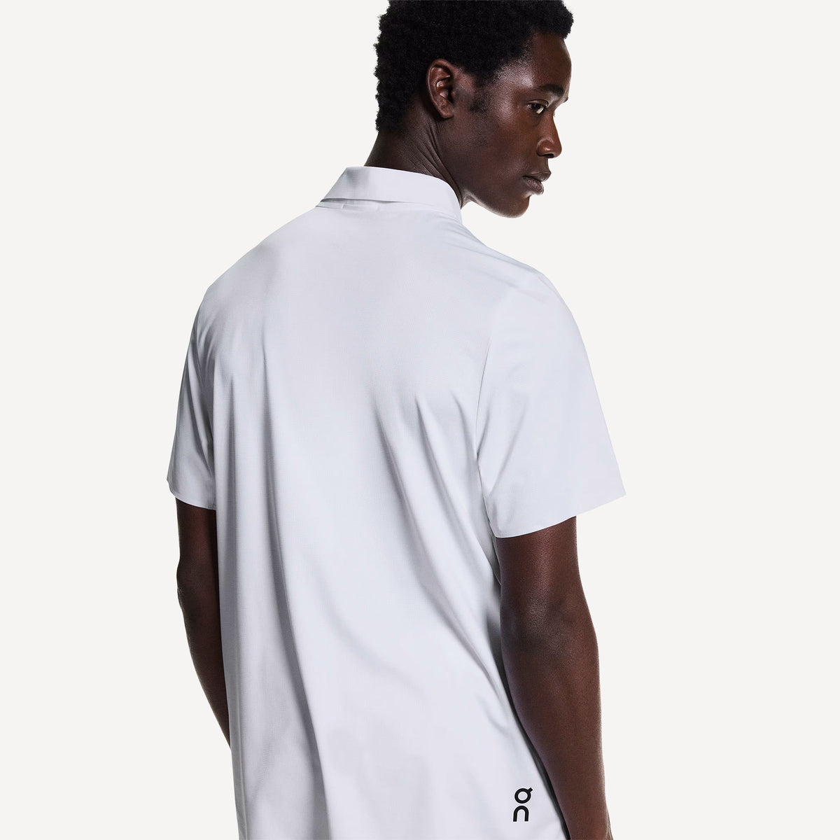 On Court Men's Tennis Polo - White (4)