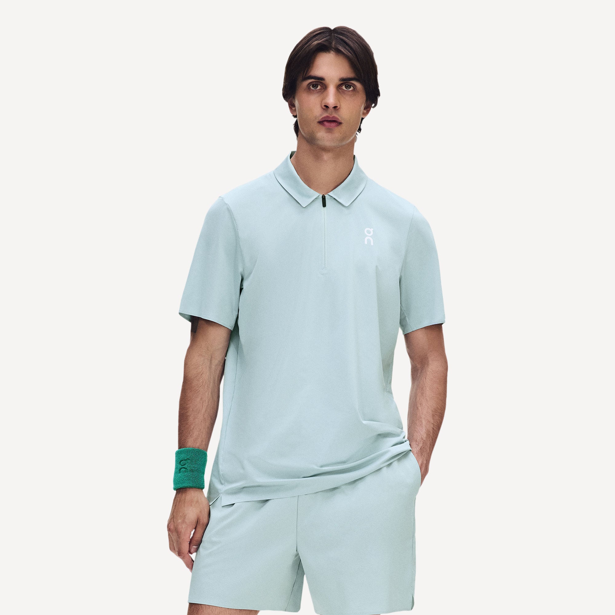 On Court Men's Tennis Polo - Blue (1)