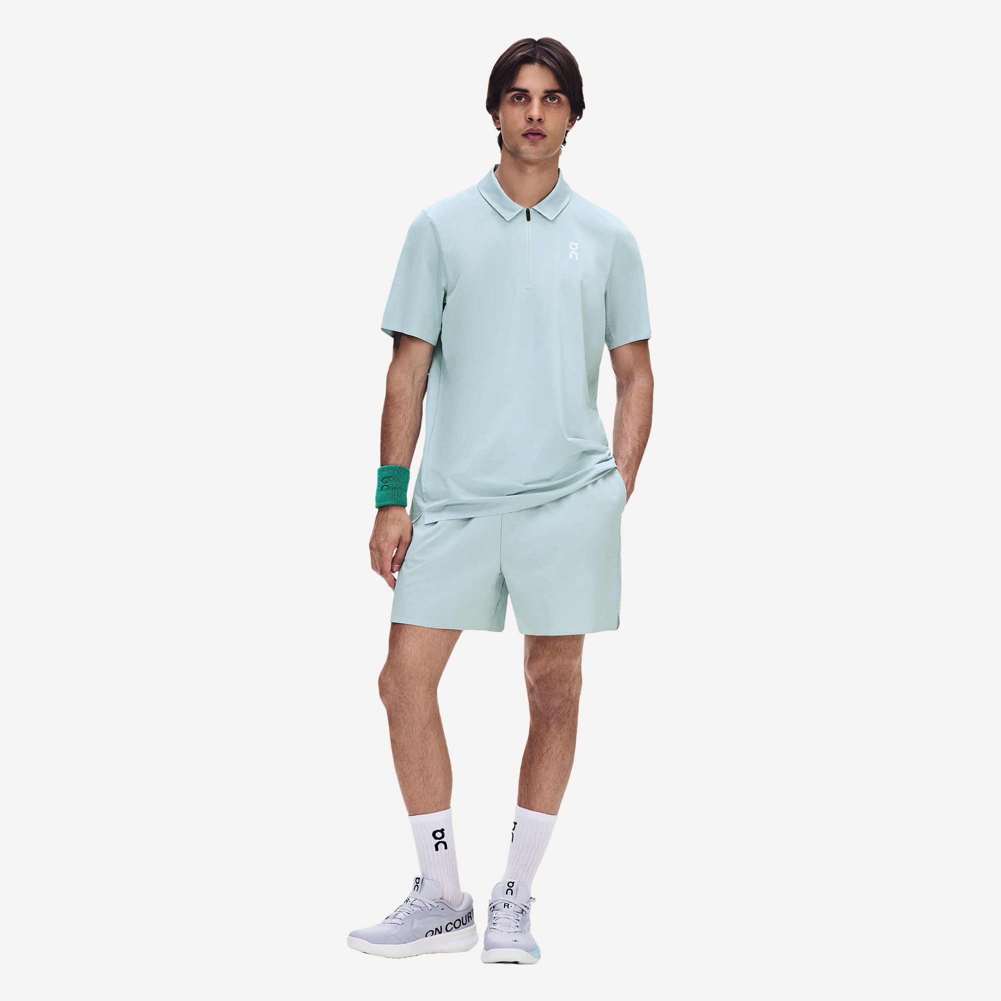 On Court Men's Tennis Polo - Blue (2)