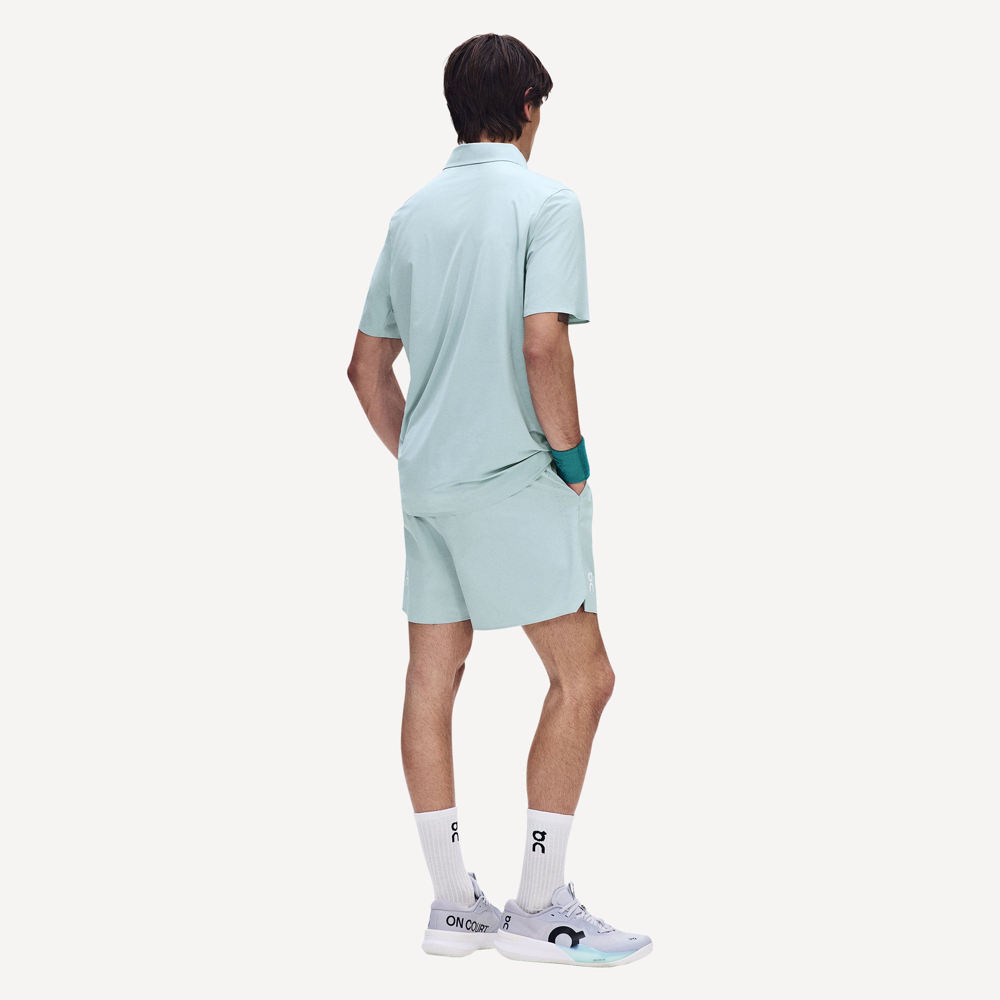 On Court Men's Tennis Polo - Blue (4)
