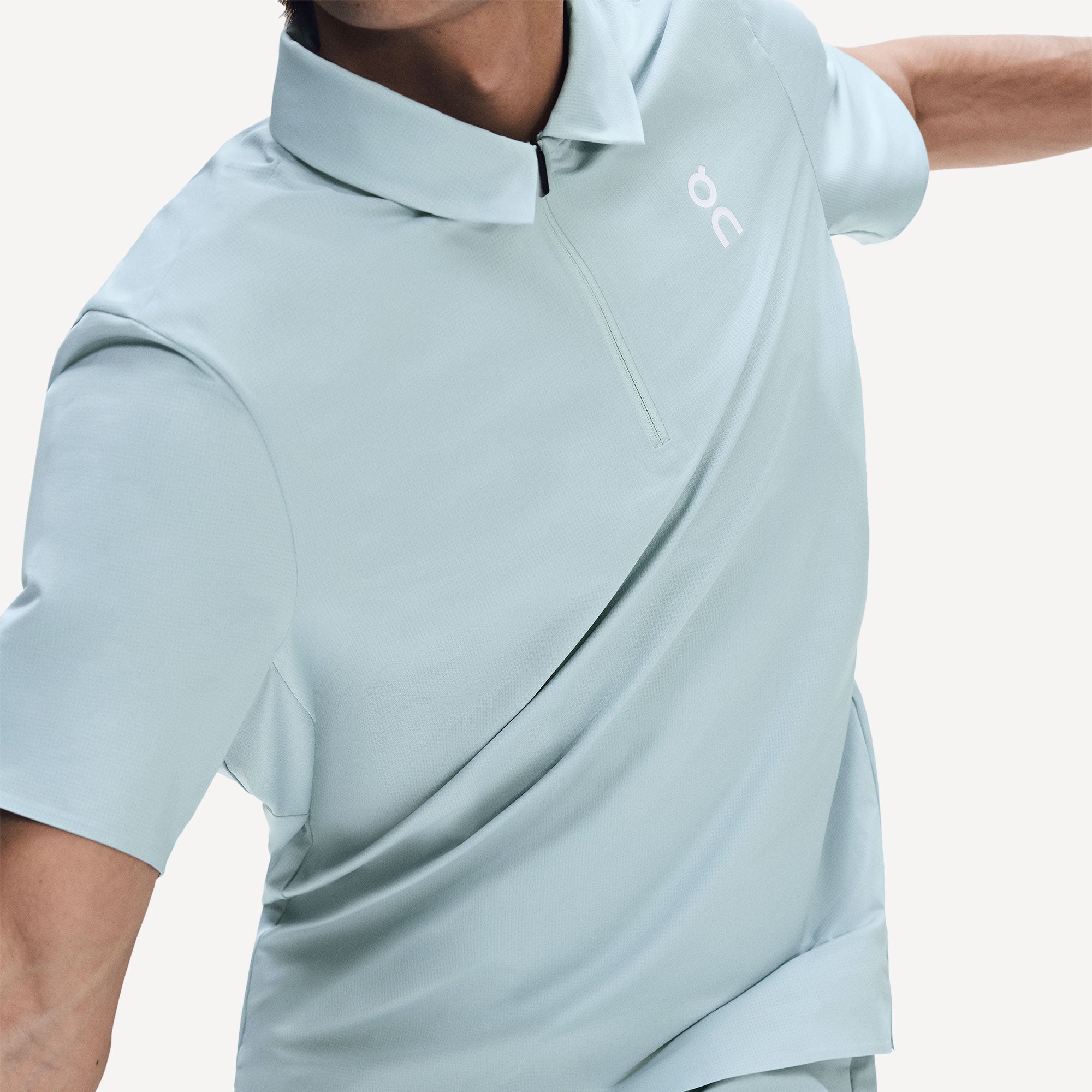 On Court Men's Tennis Polo - Blue (7)
