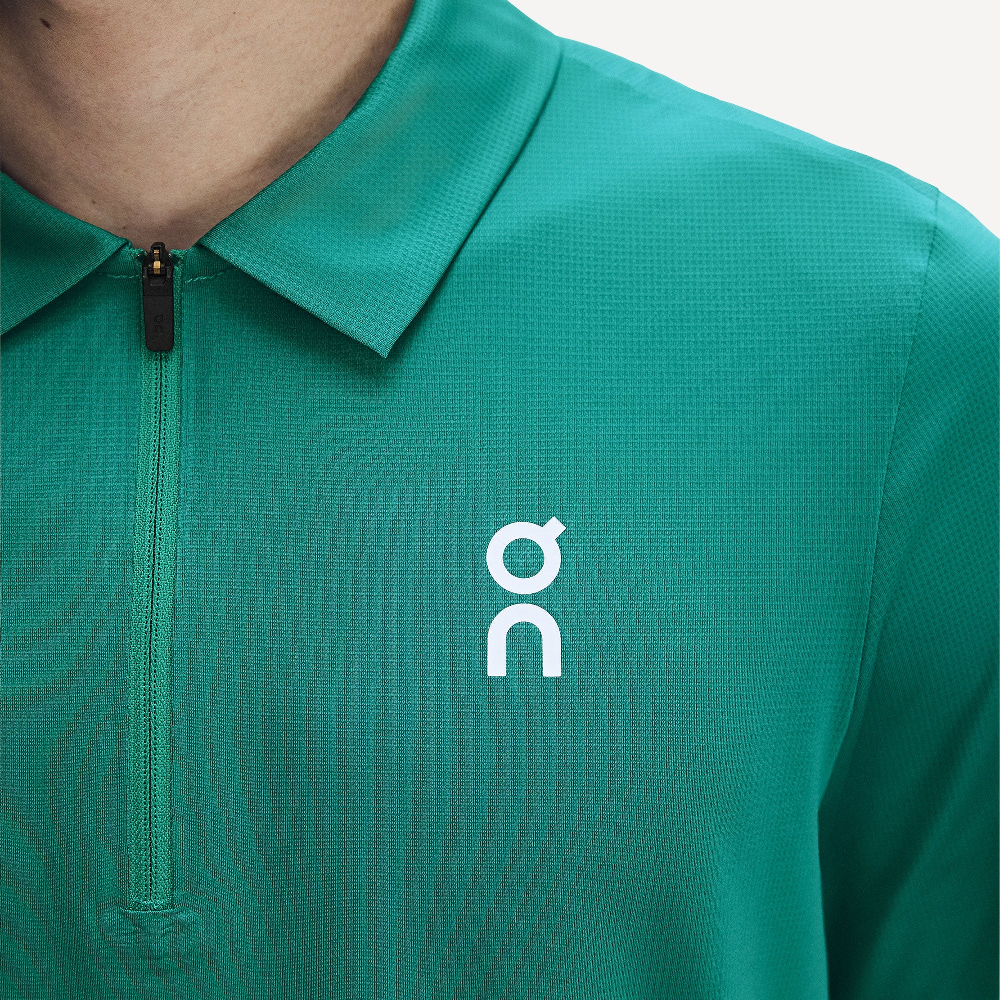 On Court Men's Tennis Polo - Green (7)