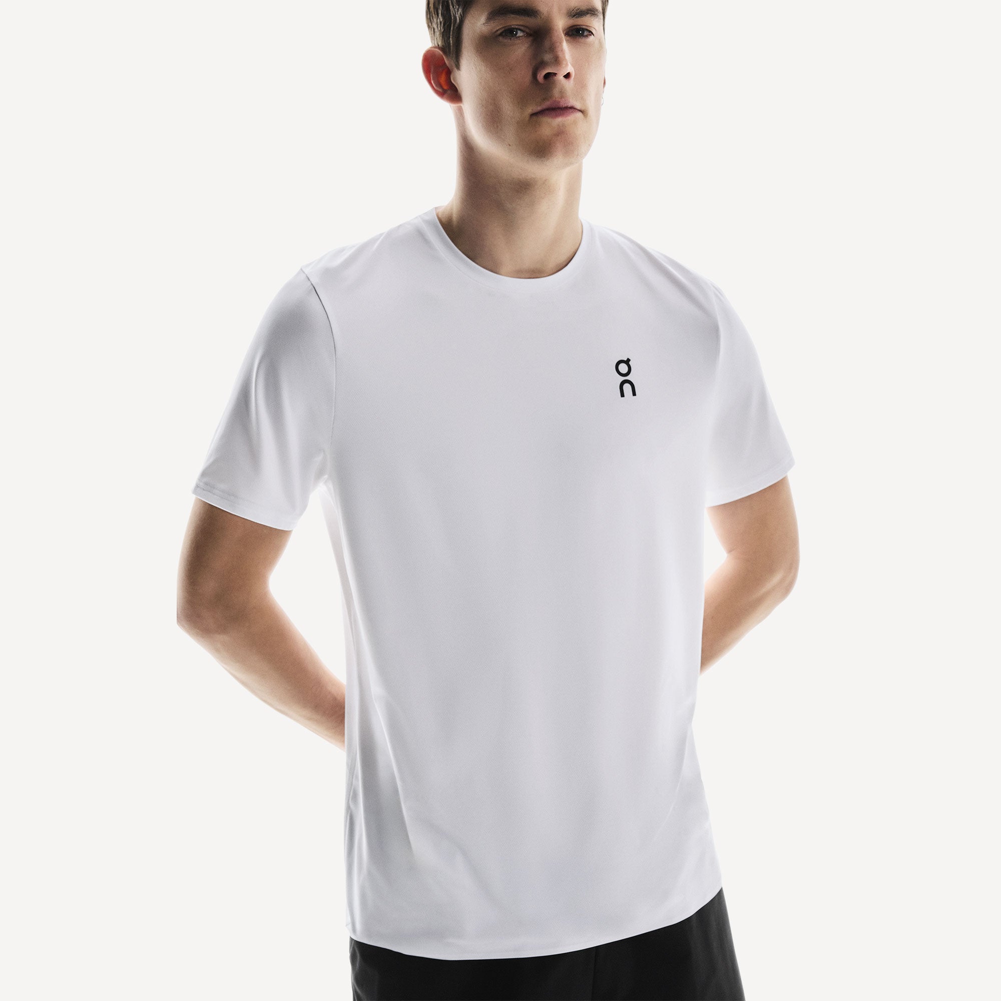 On Court Men's Tennis Shirt - White (3)