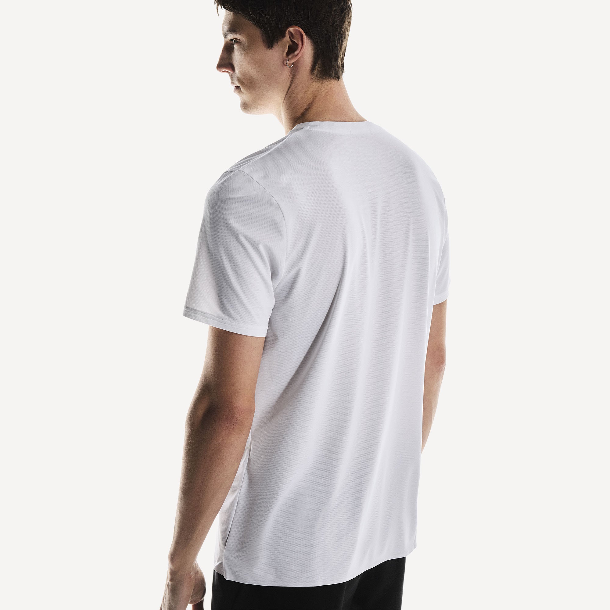 On Court Men's Tennis Shirt - White (4)
