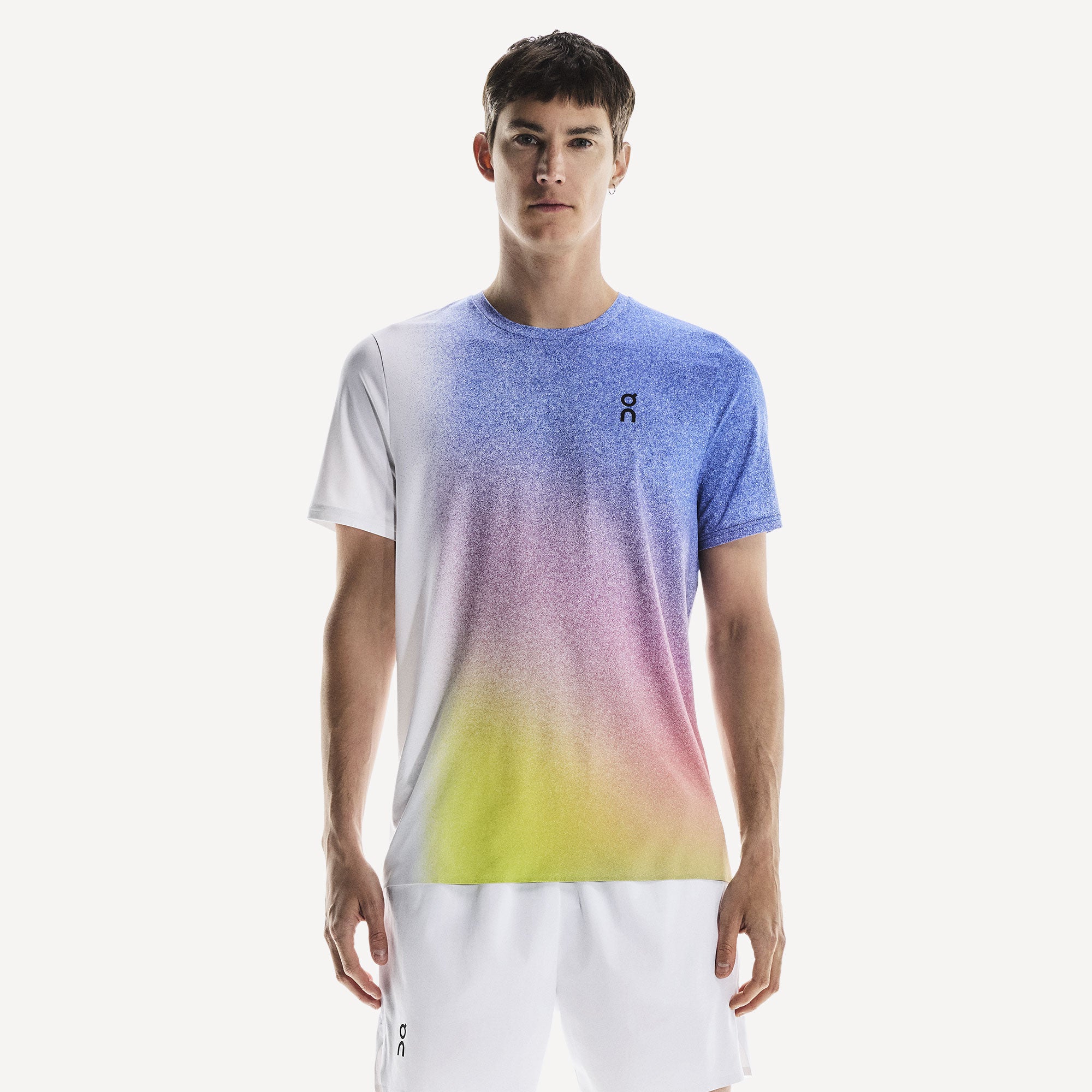 On Court Men's Tennis Shirt - White (1)
