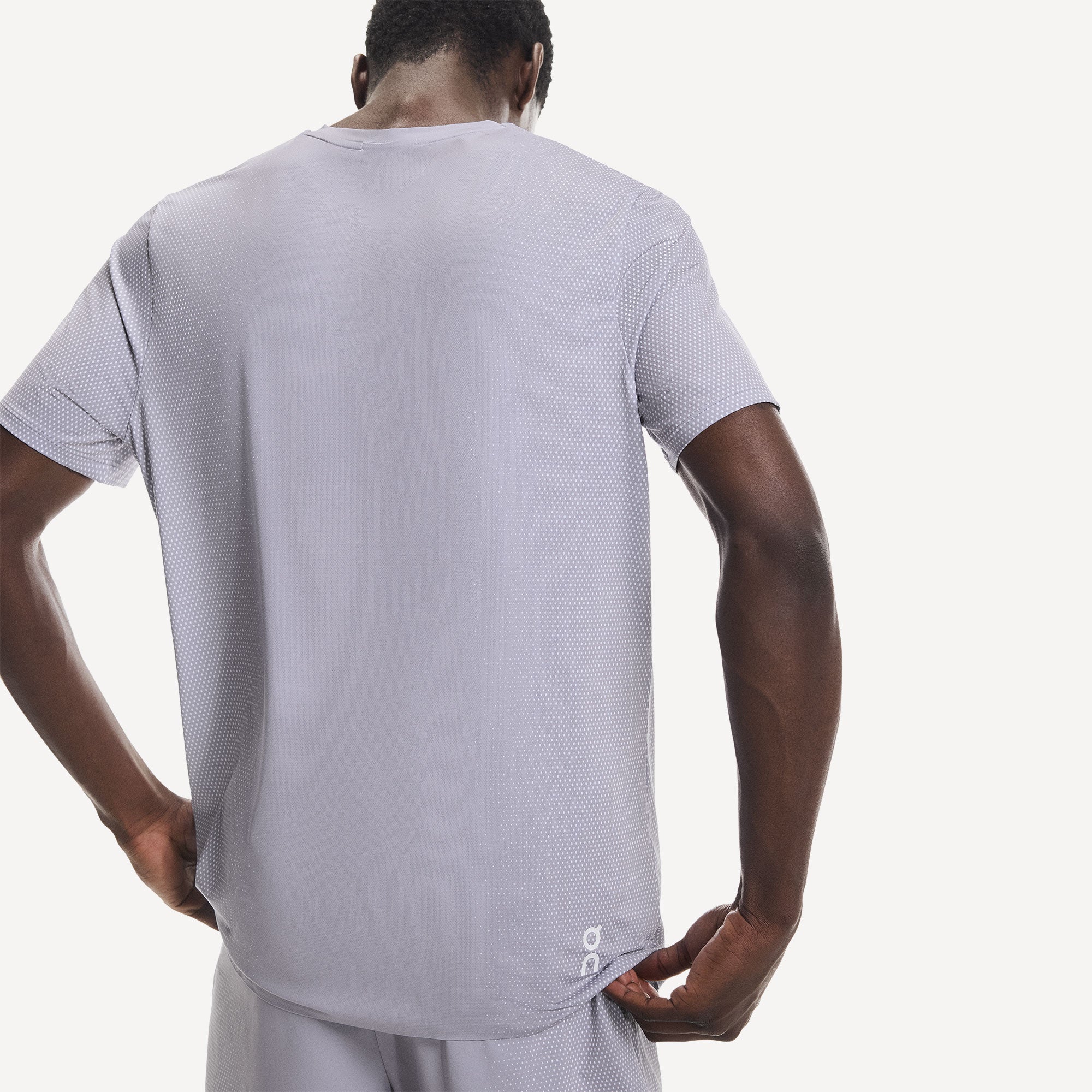 On Court Men's Tennis Shirt - Lilac (2)