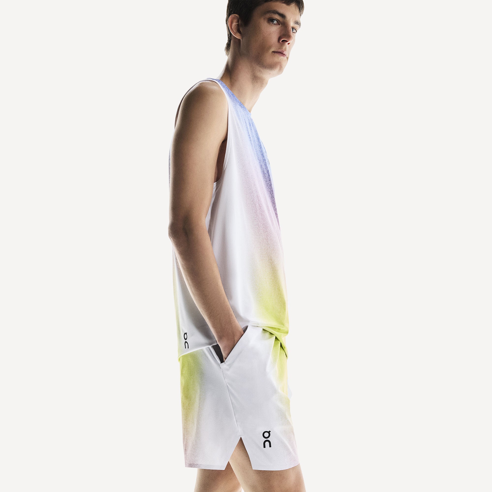 On Court Men's Tennis Shorts - White (4)