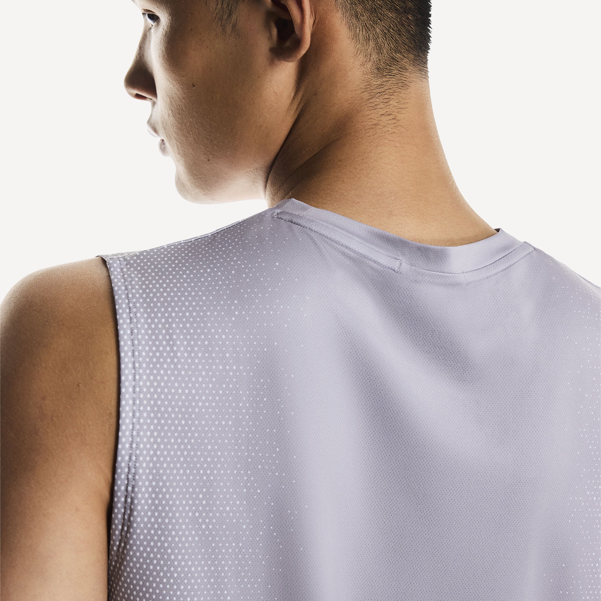 On Court Men's Tennis Tank - Lilac (2)