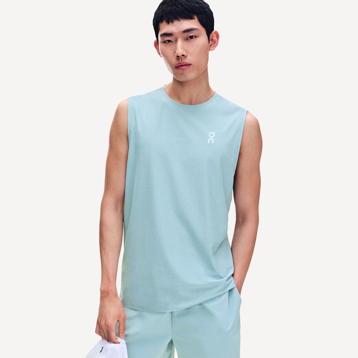 On Court Men's Tennis Tank - Blue (1)