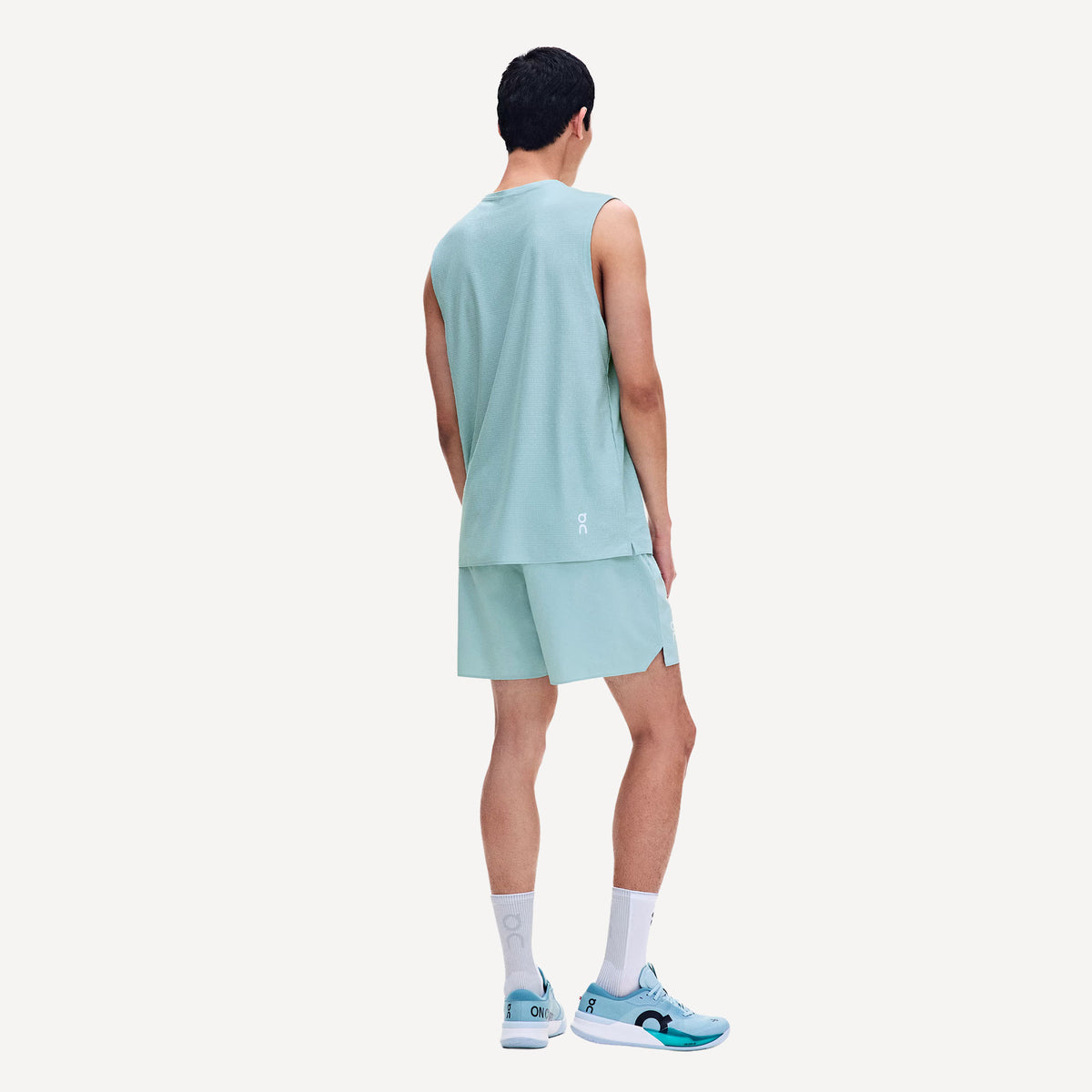 On Court Men's Tennis Tank - Blue (3)
