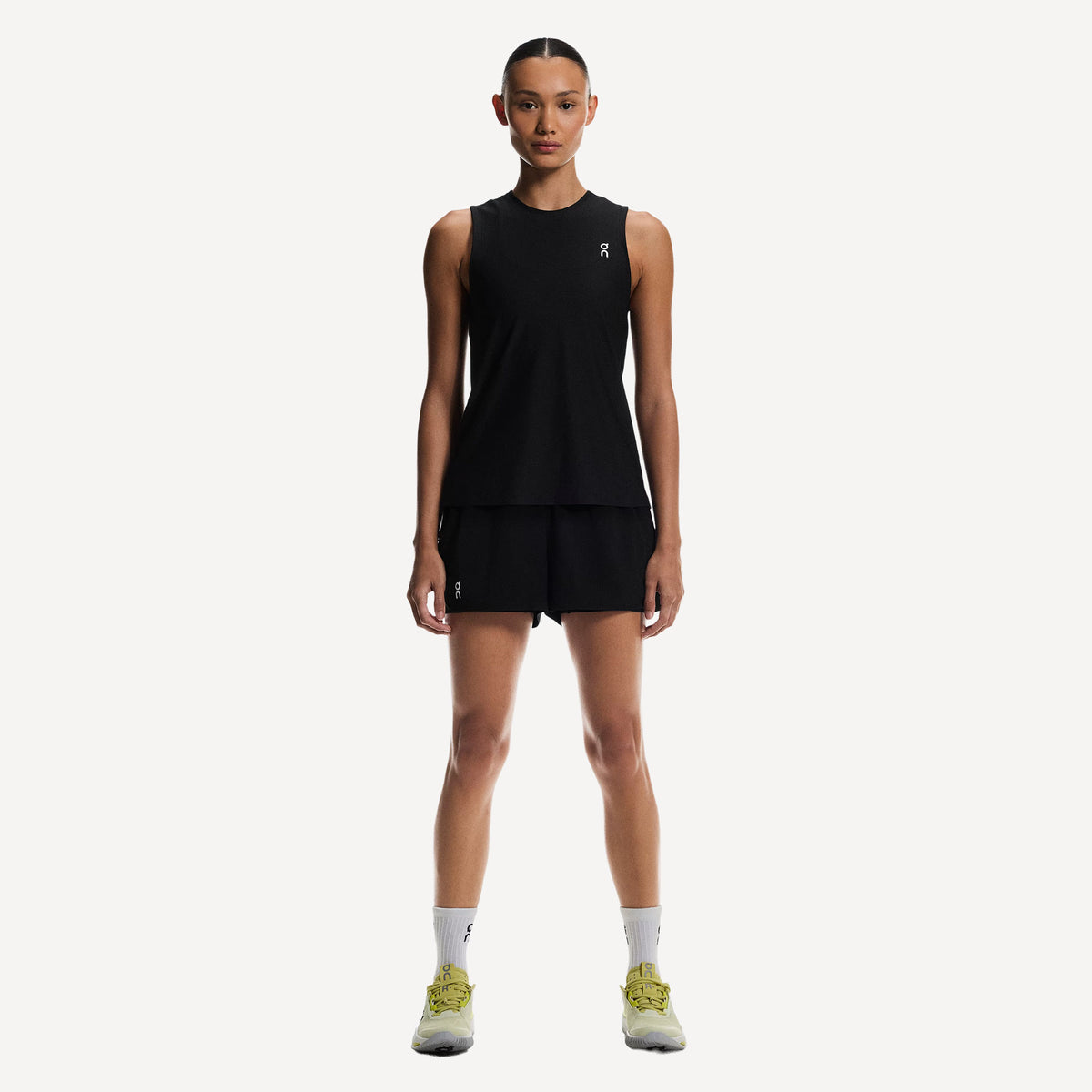 On Court Women's 3-Inch 2in1 Tennis Shorts - Black (1)