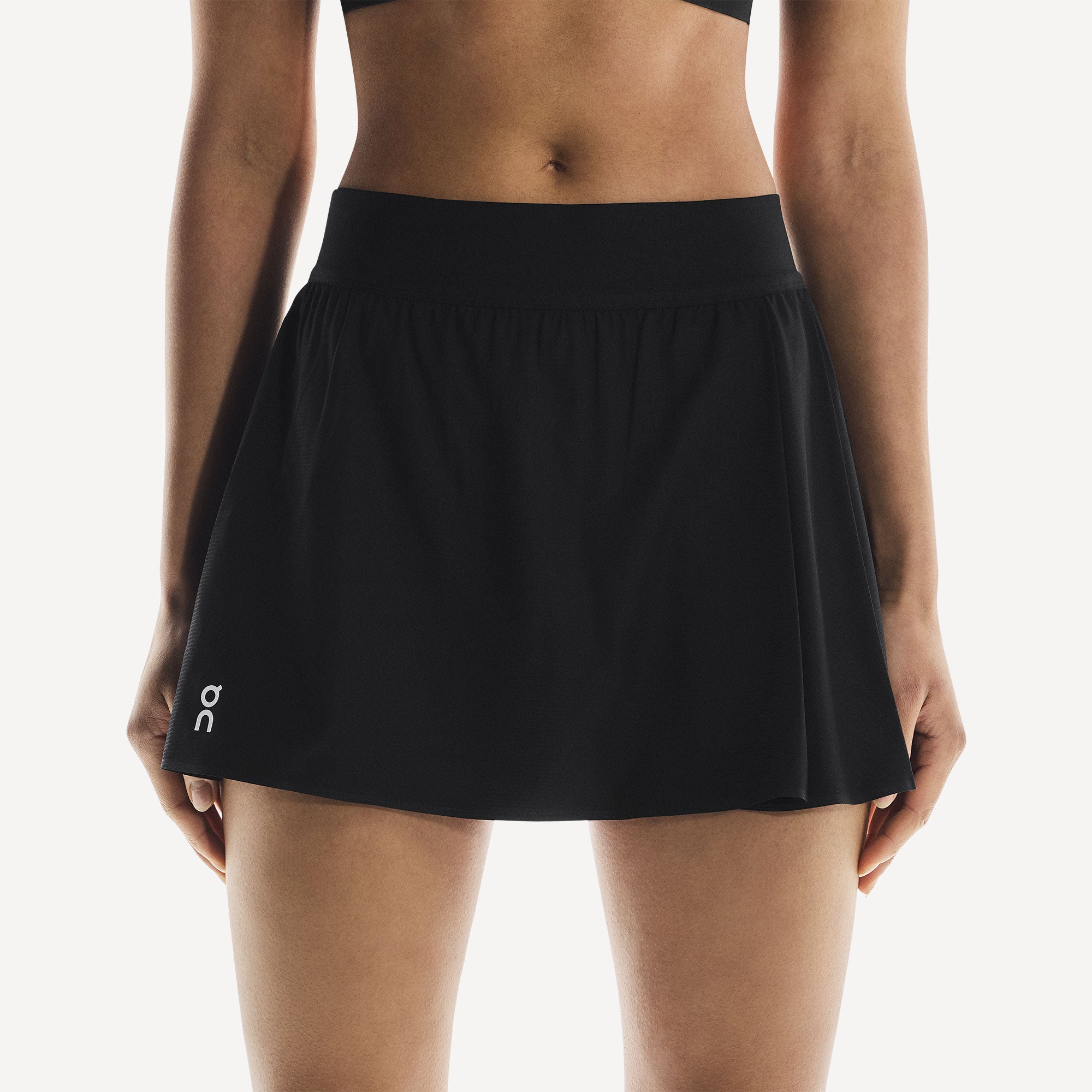 On Court Women's Pleated Tennis Skirt - Black (4)