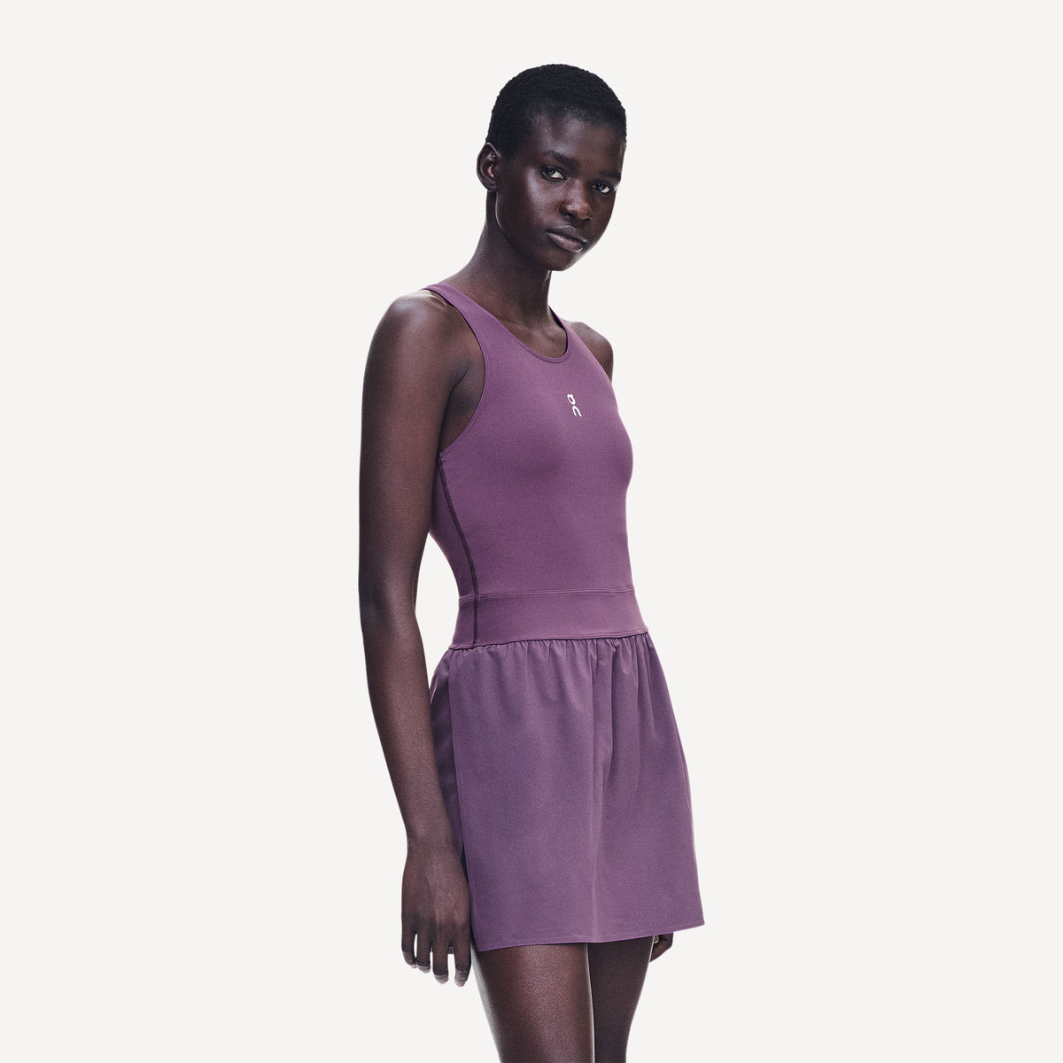 On Court Women's Split Tennis Dress - Purple (2)