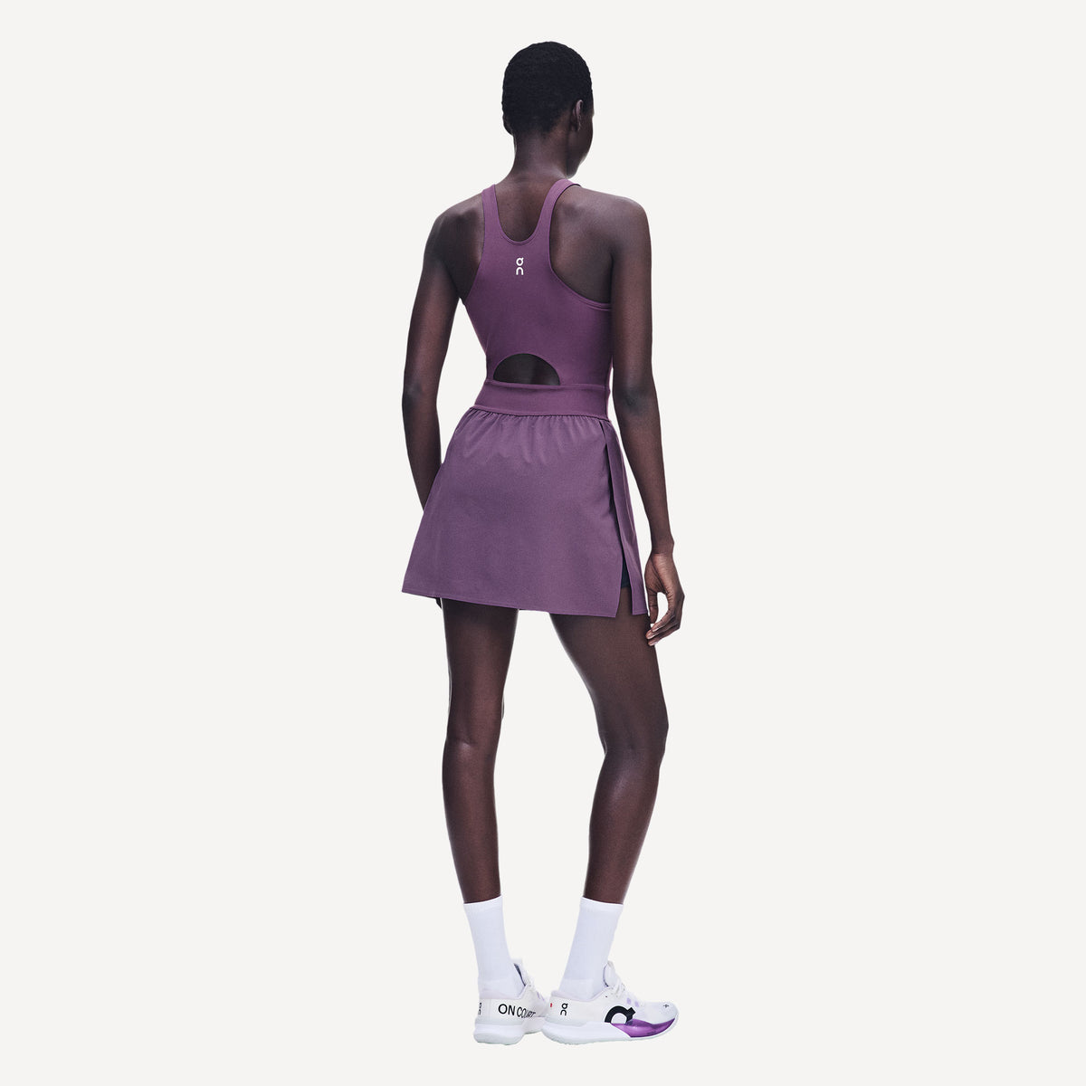 On Court Women's Split Tennis Dress - Purple (3)