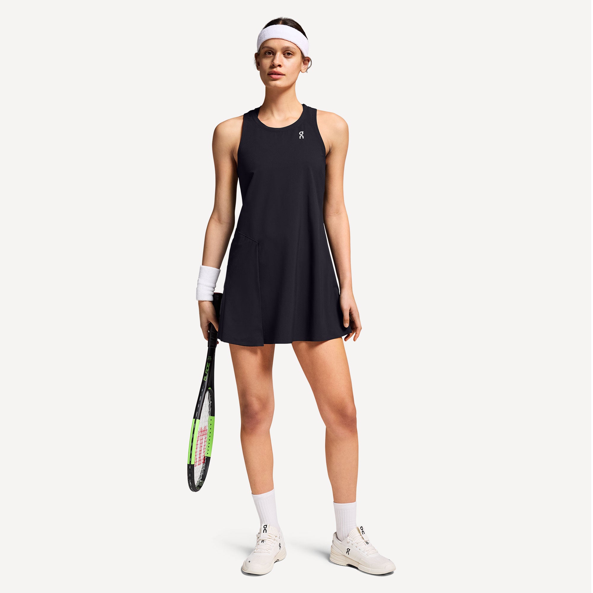 On Court Women's Tennis Dress - Black | Tennis Only