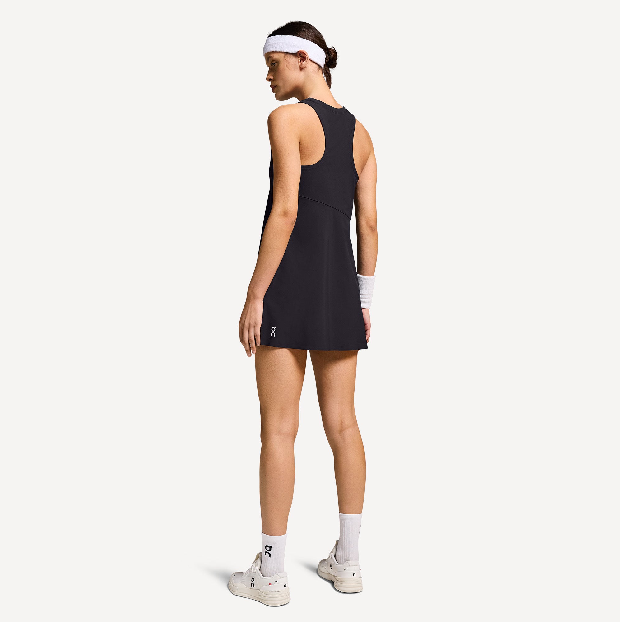 On Court Women's Tennis Dress - Black (2)