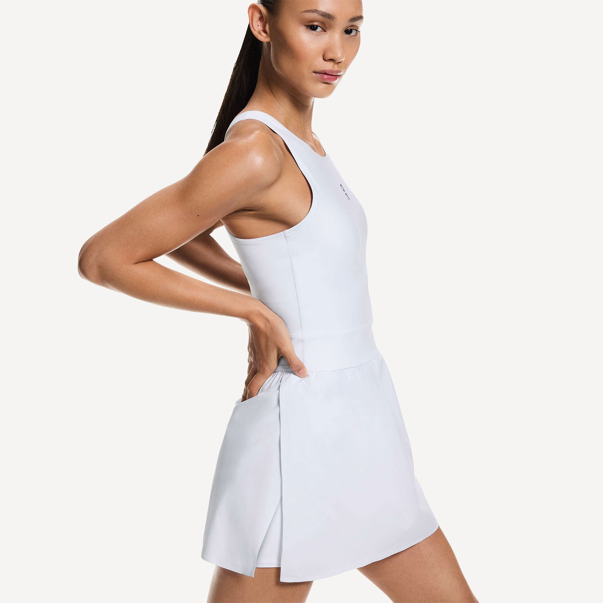 On Court Women's Tennis Dress - White (3)