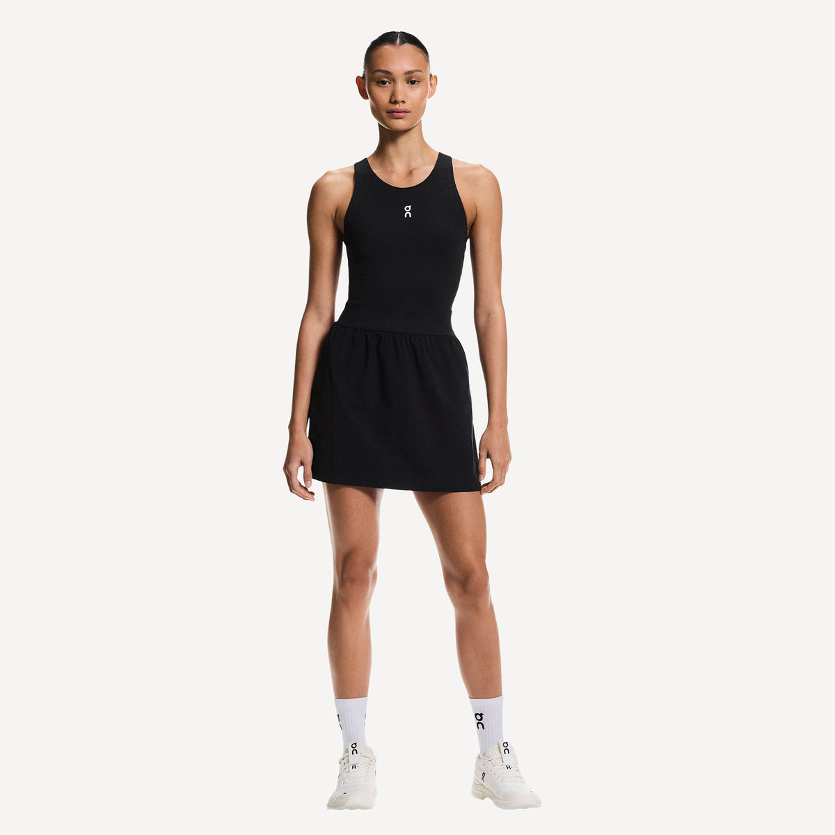 On Court Women's Tennis Dress - Black (1)