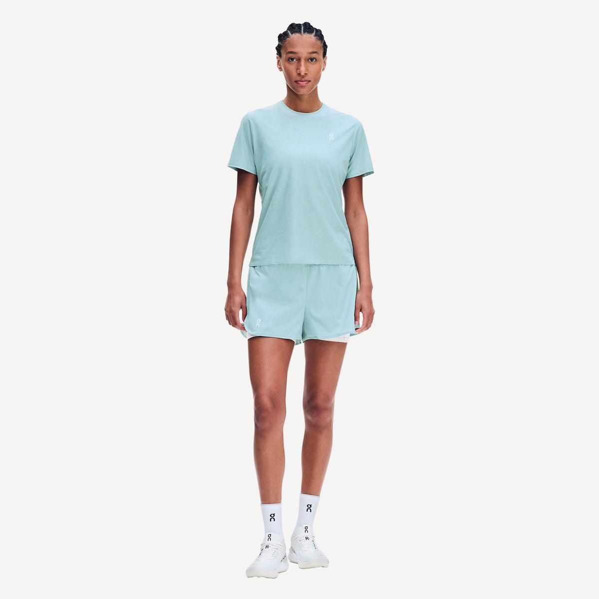 On Court Women's Tennis Shirt - Blue (2)