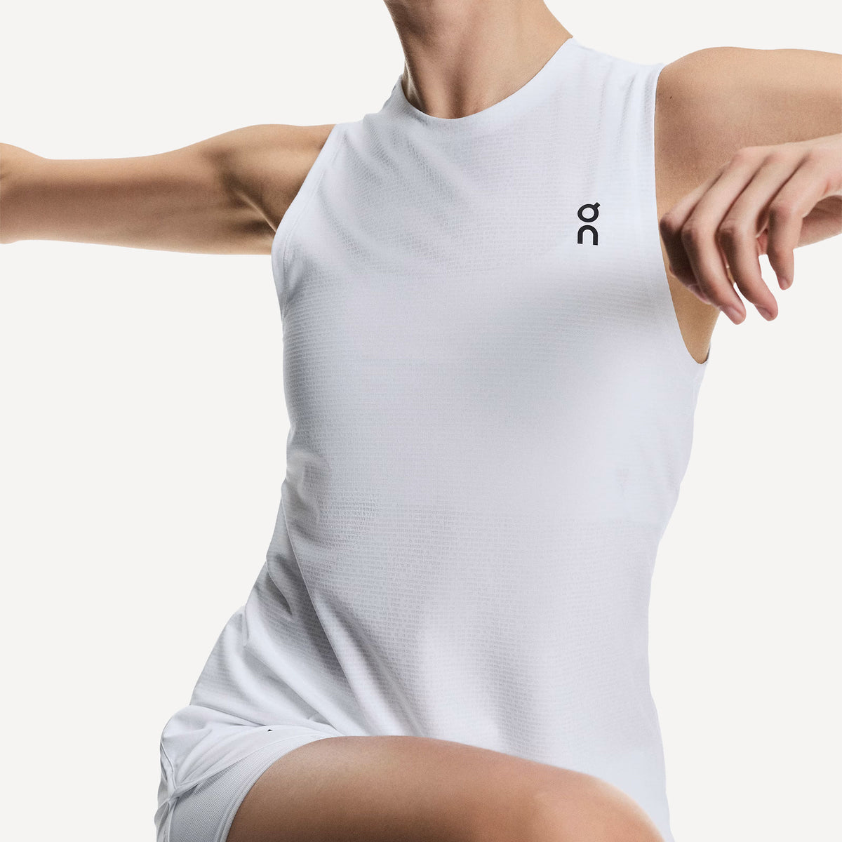 On Court Women's Tennis Tank - White (7)