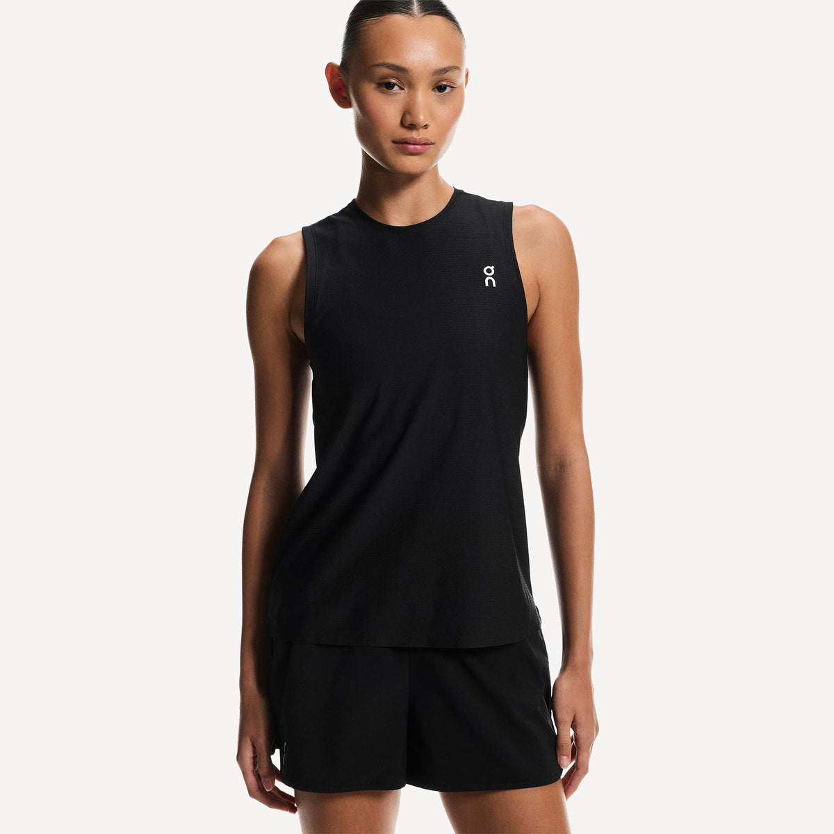 On Court Women's Tennis Tank - Black (1)