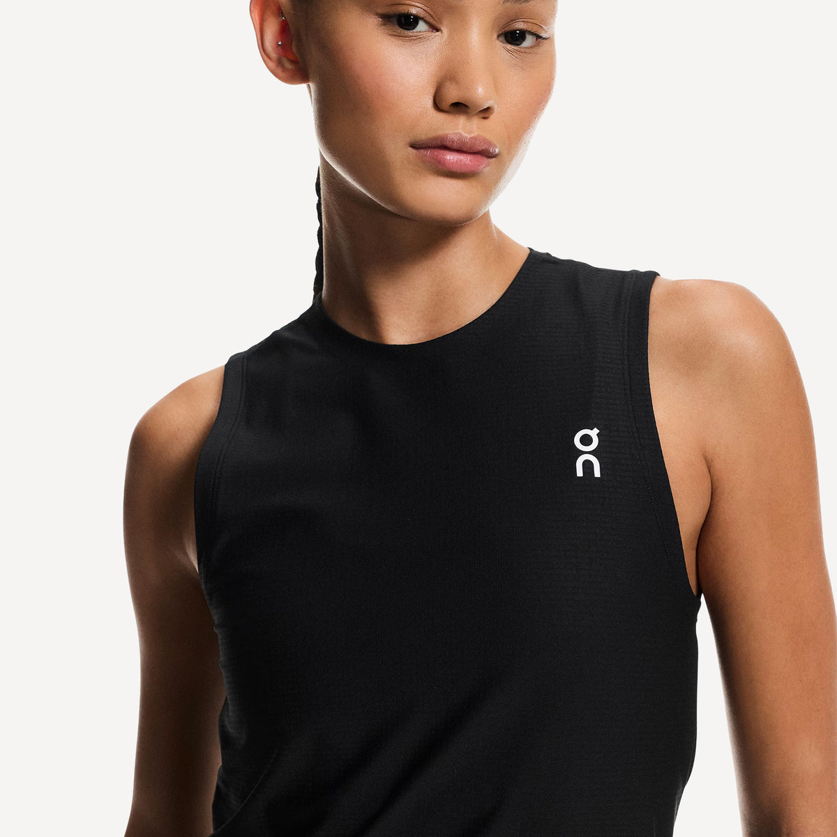 On Court Women's Tennis Tank - Black (4)