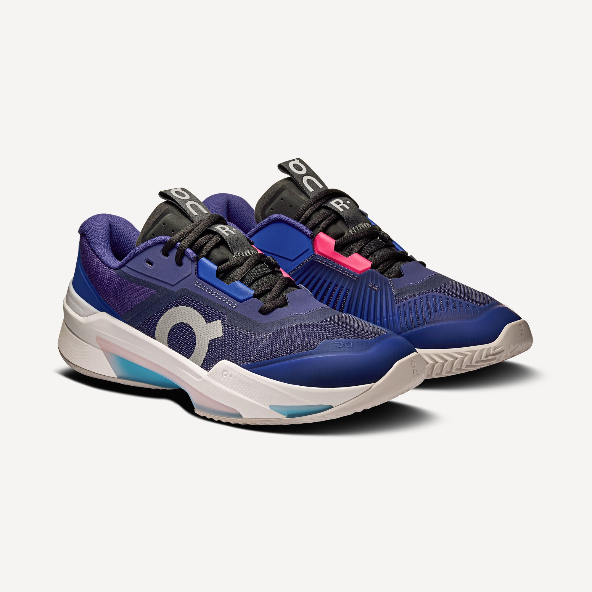On The Roger Pro Fire Men's Clay Court Tennis Shoes - Blue (4)