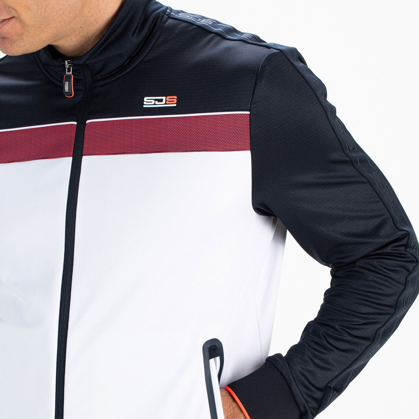 Sjeng Sports Abel Men's Tennis Jacket White (3)