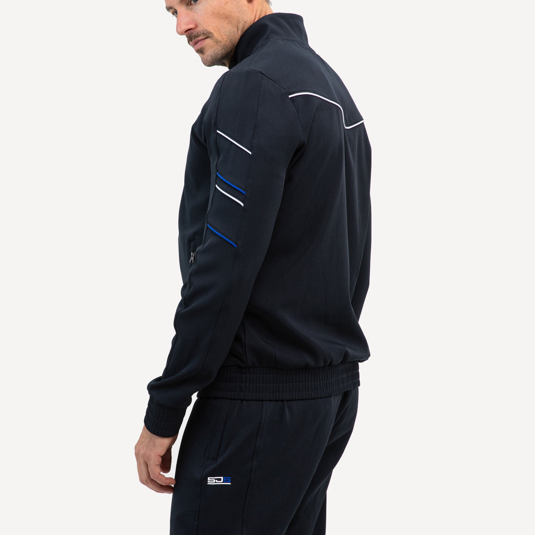 Sjeng Sports Alistar Men's Woven Tennis Jacket - Dark Blue (2)