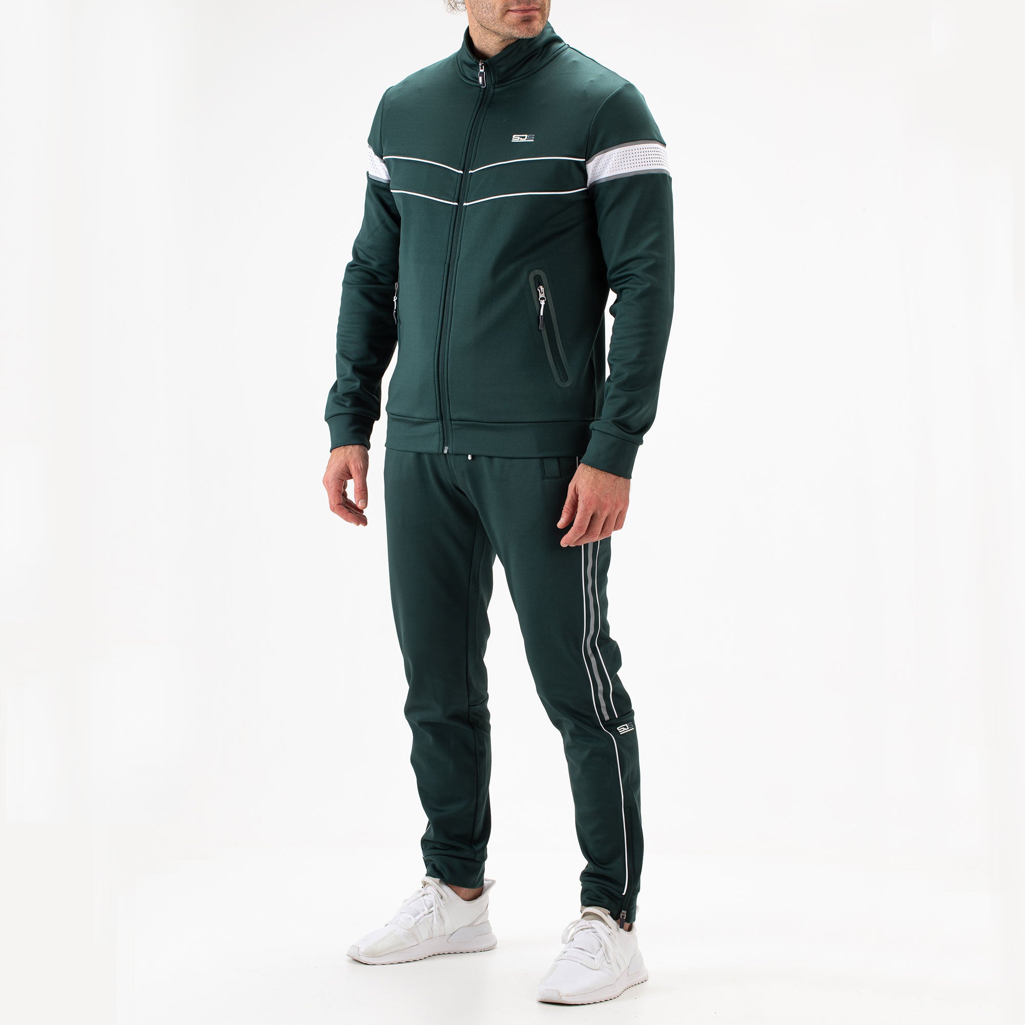 Sjeng Sports Alvar Men's Tennis Jacket - Green (3)