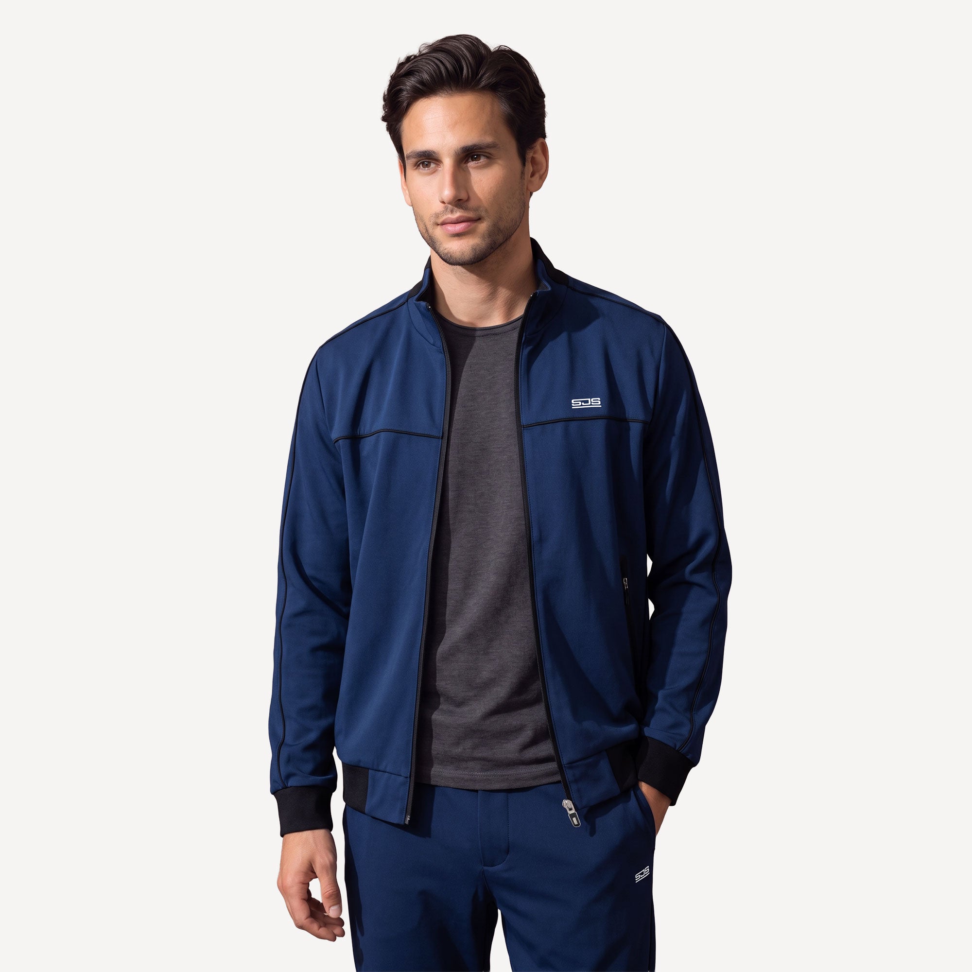 Sjeng Sports Anselm Men's Tennis Jacket - Blue (1)