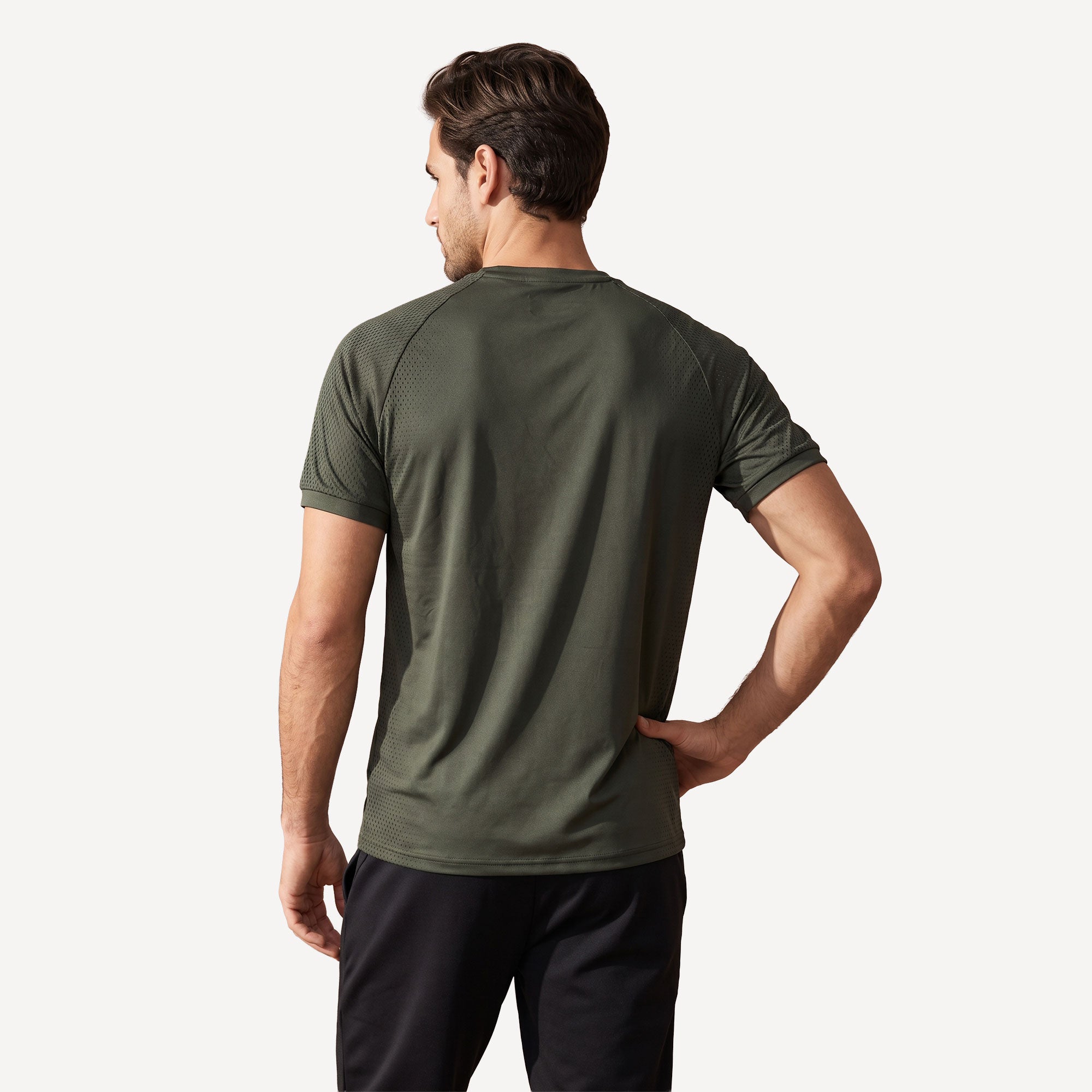Sjeng Sports Bas Men's Tennis Shirt - Green (2)