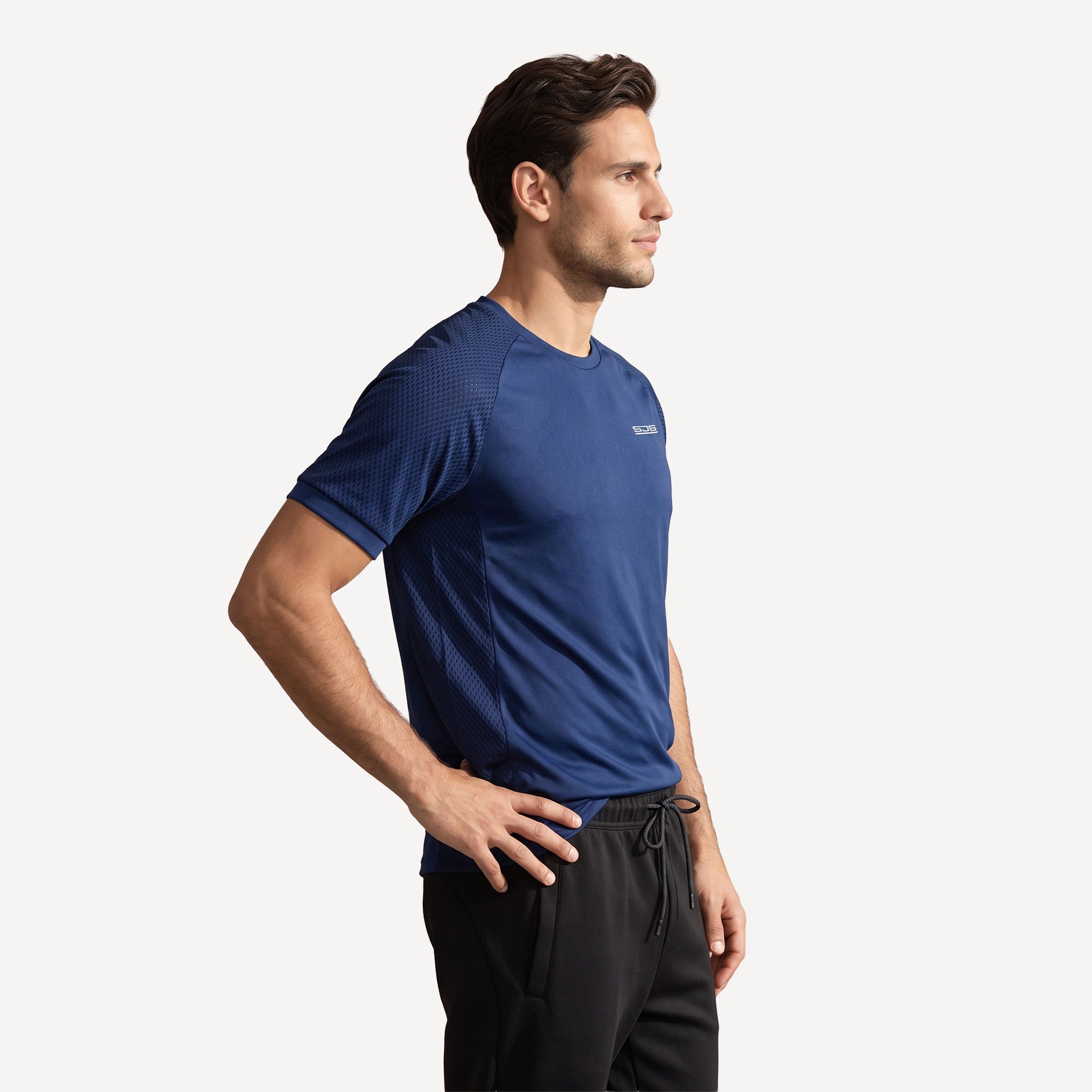 Sjeng Sports Bas Men's Tennis Shirt - Blue (3)